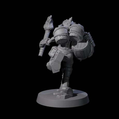 Crazed Goblin Alchemist B Miniature for Dungeons and Dragons, Pathfinder or other TTRPGs