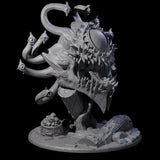 Crazy Beholder Miniature for Dungeons and Dragons, Pathfinder or other TTRPGs