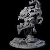 Crazy Beholder Miniature for Dungeons and Dragons, Pathfinder or other TTRPGs