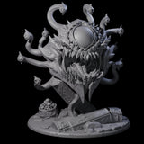 Crazy Beholder Miniature for Dungeons and Dragons, Pathfinder or other TTRPGs