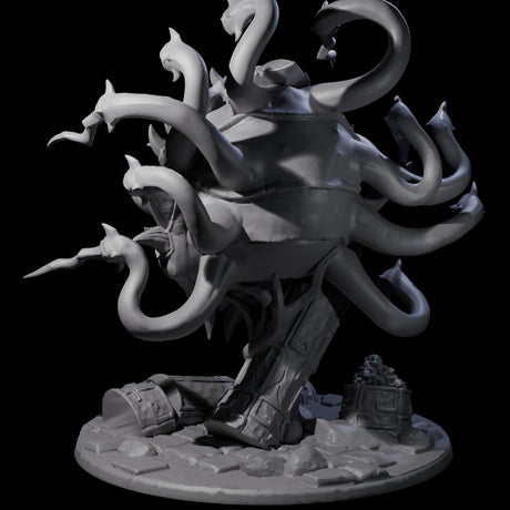 Crazy Beholder Miniature for Dungeons and Dragons, Pathfinder or other TTRPGs