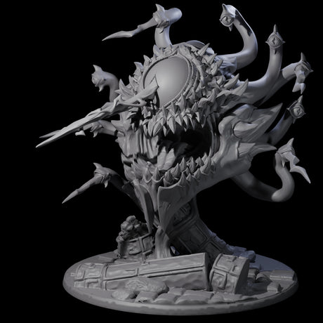 Crazy Beholder Miniature for Dungeons and Dragons, Pathfinder or other TTRPGs