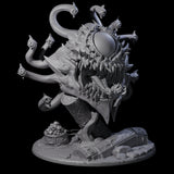 Crazy Beholder Miniature for Dungeons and Dragons, Pathfinder or other TTRPGs