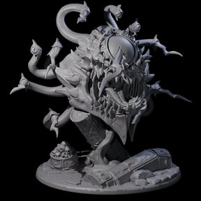 Crazy Beholder Miniature for Dungeons and Dragons, Pathfinder or other TTRPGs