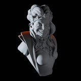 Crazy Queen Bust Miniature for Dungeons and Dragons, Pathfinder or other TTRPGs