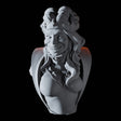 Crazy Queen Bust Miniature for Dungeons and Dragons, Pathfinder or other TTRPGs