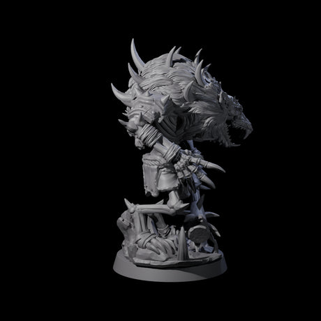 Creaking Gnoll Witherling A Miniature for Dungeons and Dragons, Pathfinder or other TTRPGs