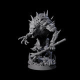 Creaking Gnoll Witherling A Miniature for Dungeons and Dragons, Pathfinder or other TTRPGs