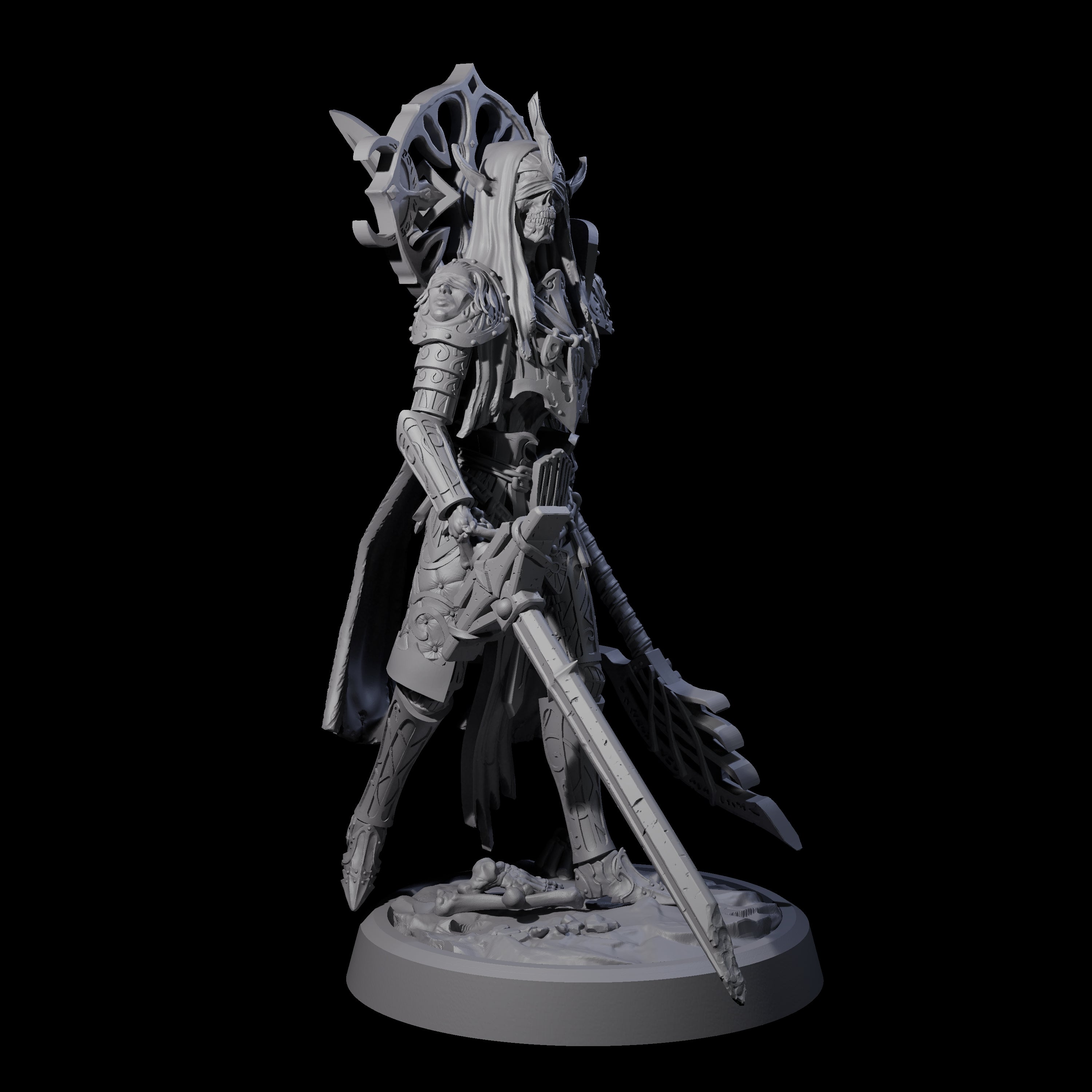 Creaking Tomb Lich B Miniature for Dungeons and Dragons, Pathfinder or other TTRPGs