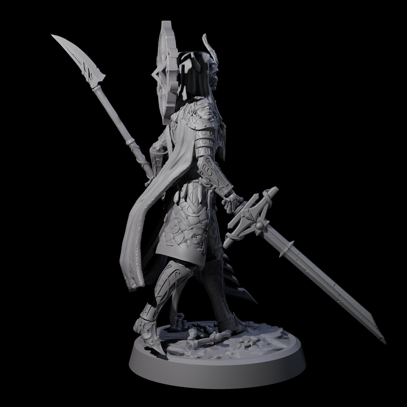 Creaking Tomb Lich B Miniature for Dungeons and Dragons, Pathfinder or other TTRPGs