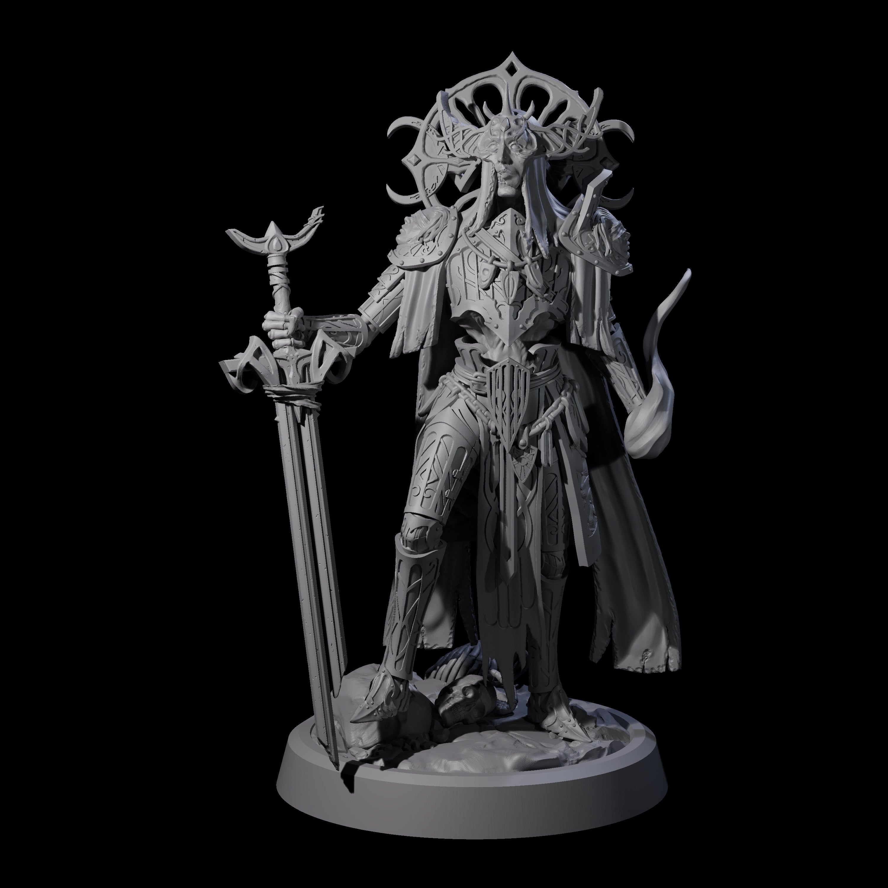 Creaking Tomb Lich C Miniature for Dungeons and Dragons, Pathfinder or other TTRPGs