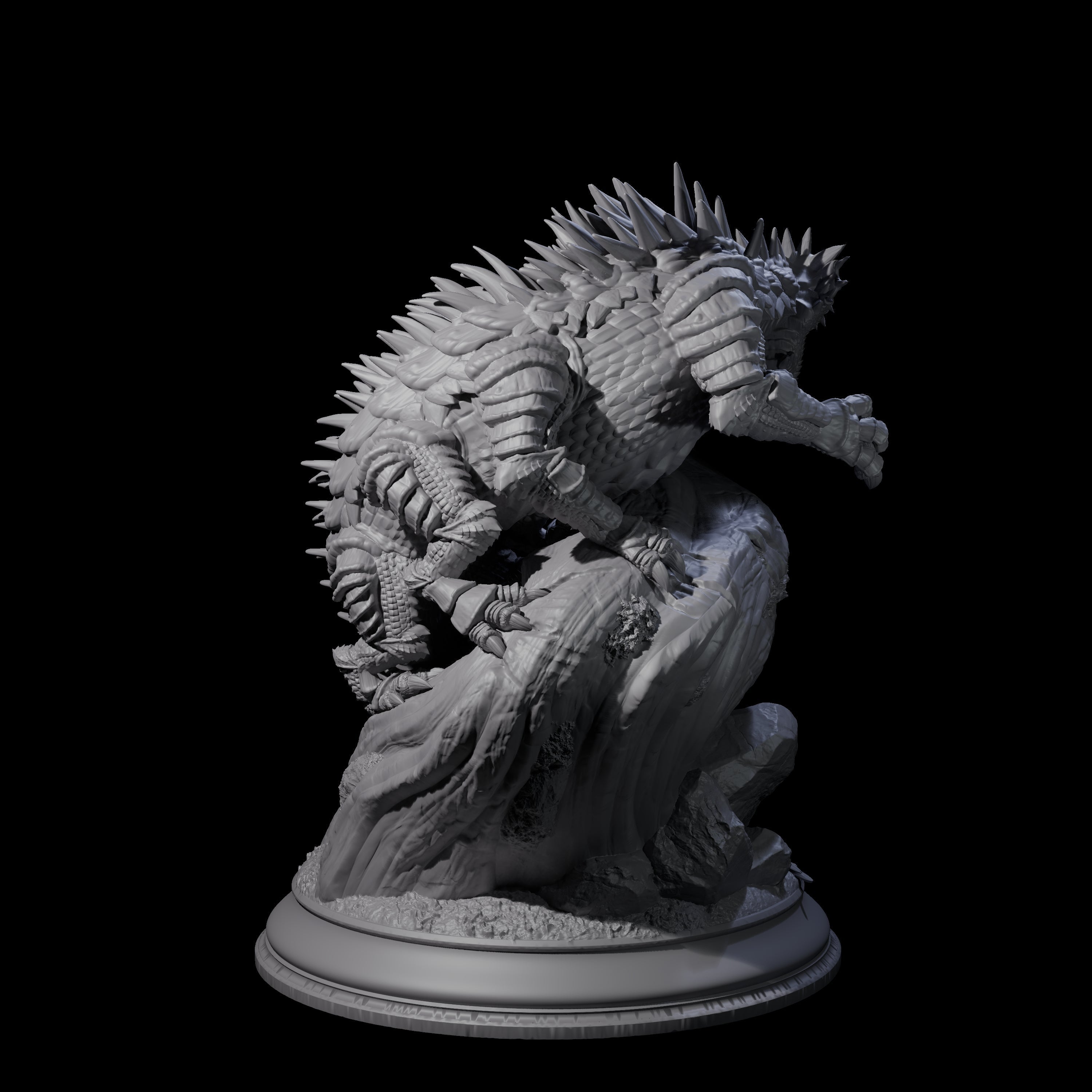 Creeping Basilisk Miniature for Dungeons and Dragons, Pathfinder or other TTRPGs