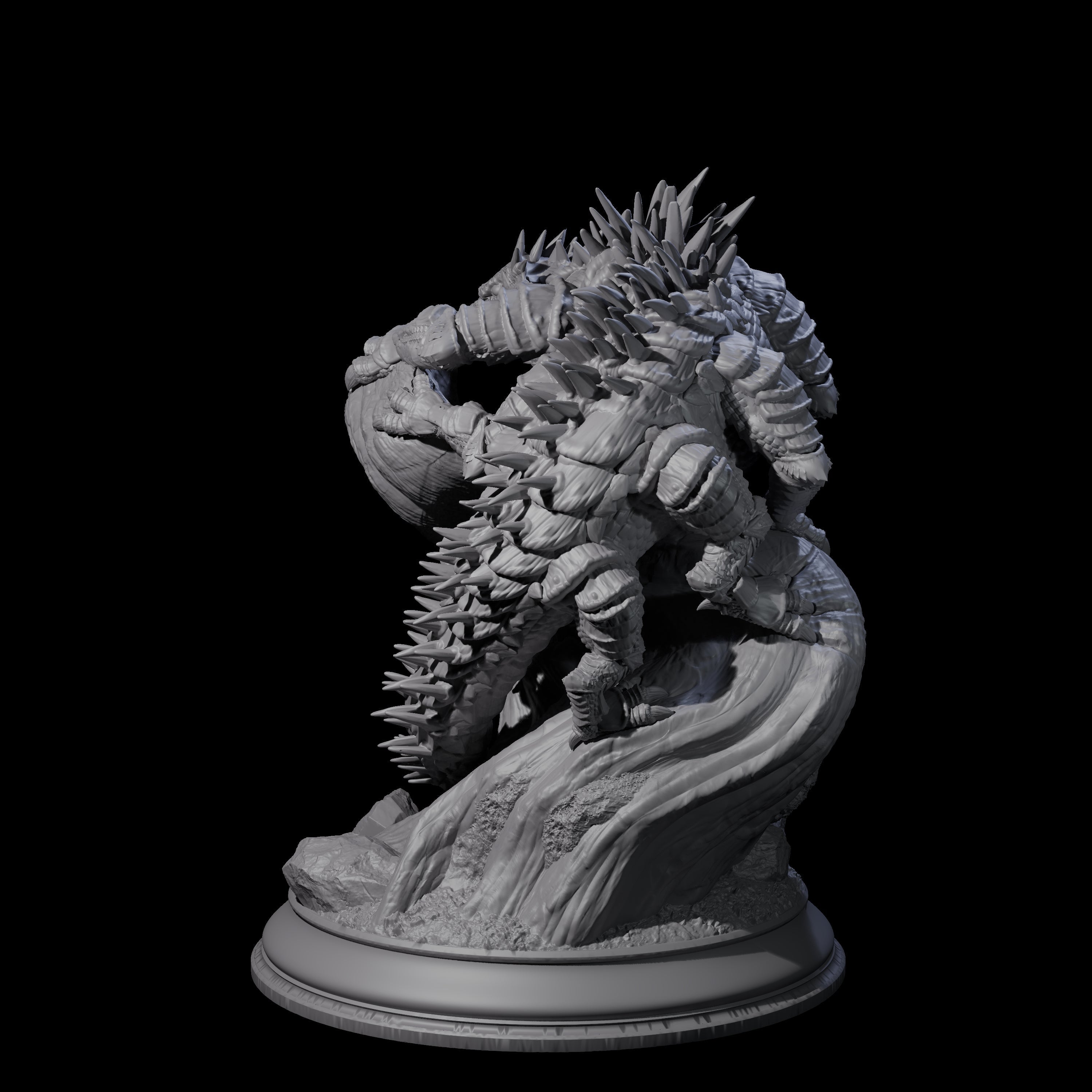 Creeping Basilisk Miniature for Dungeons and Dragons, Pathfinder or other TTRPGs