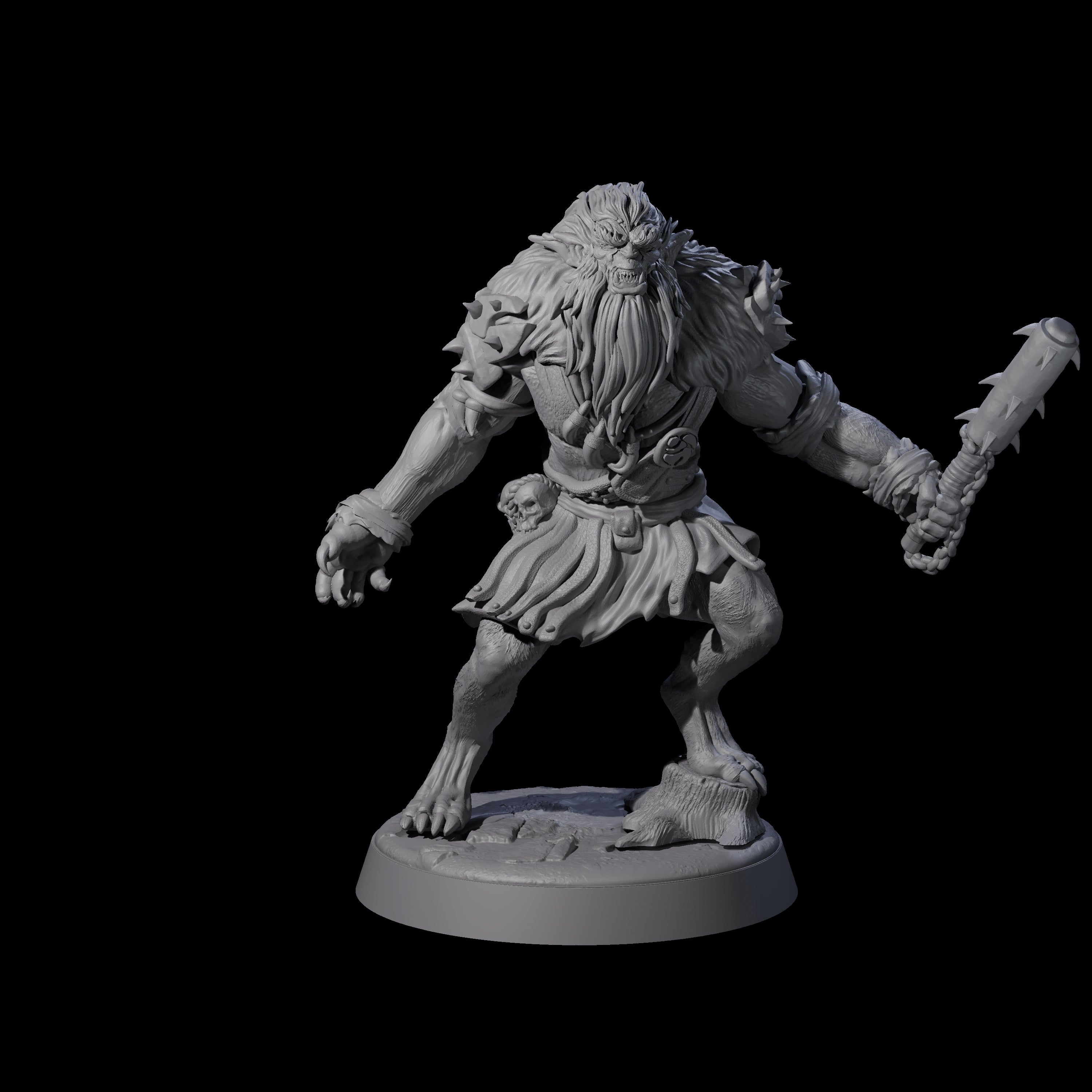 Creeping Bugbear Stalker B Miniature for Dungeons and Dragons, Pathfinder or other TTRPGs