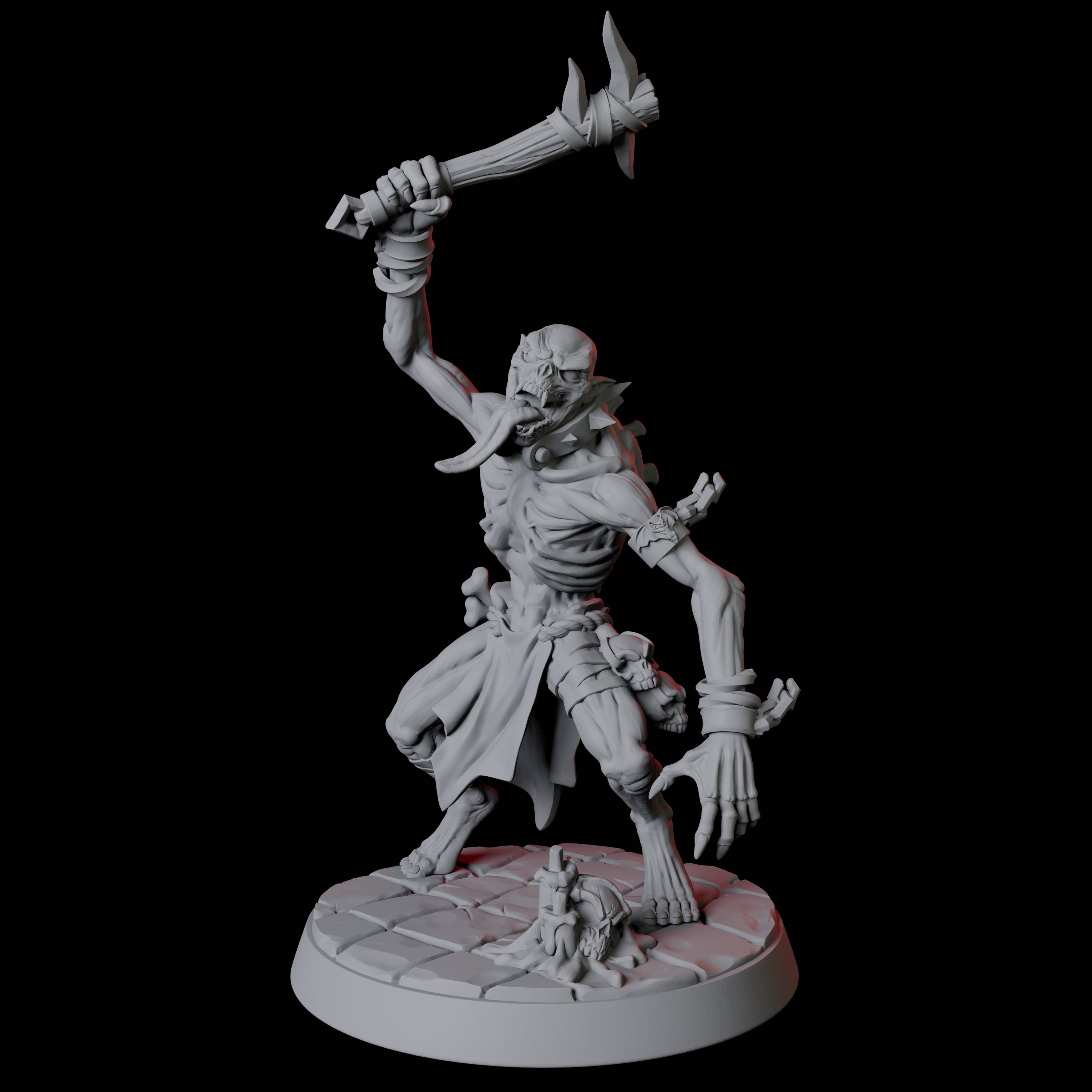 Creeping Ghoul A Miniature for Dungeons and Dragons, Pathfinder or other TTRPGs