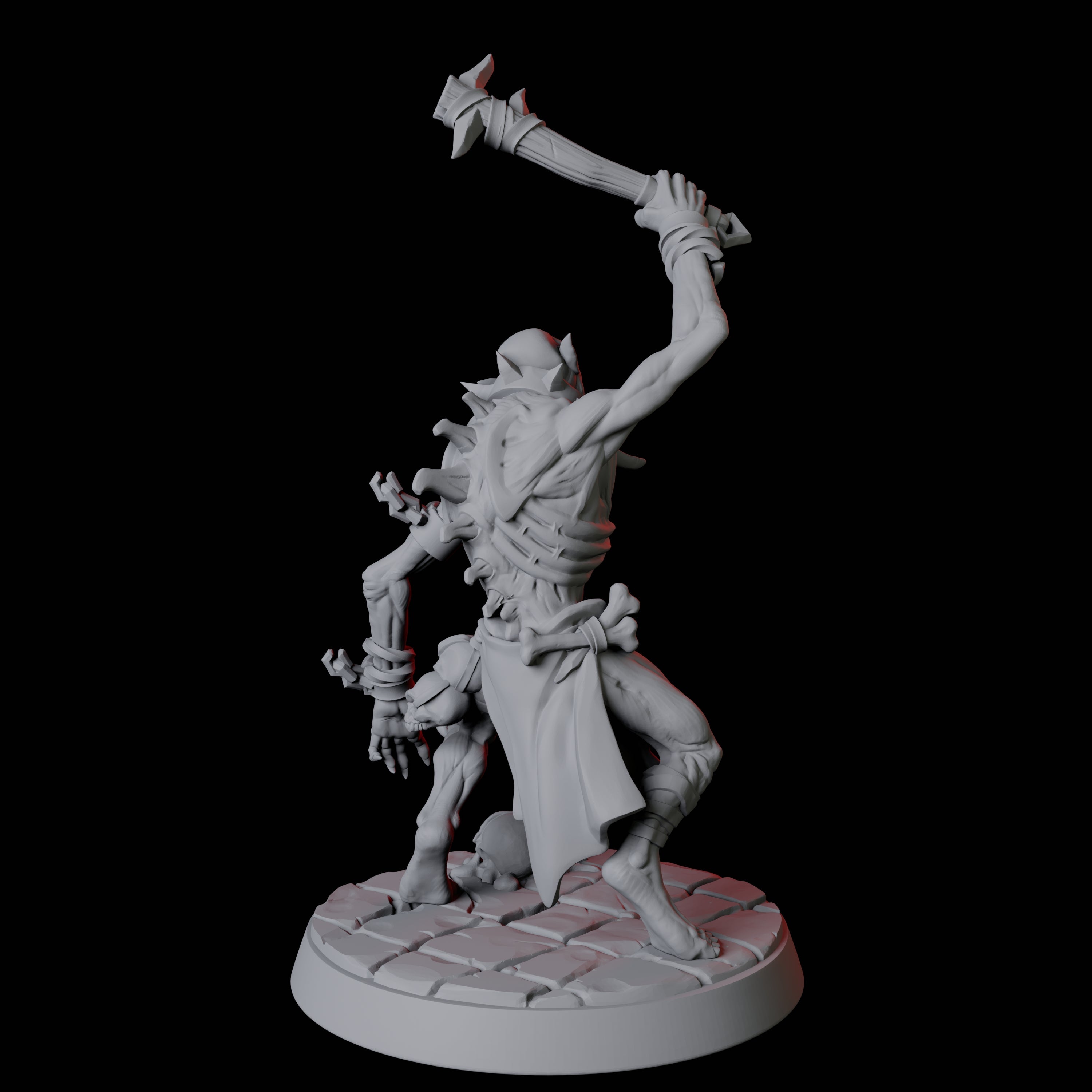 Creeping Ghoul A Miniature for Dungeons and Dragons, Pathfinder or other TTRPGs