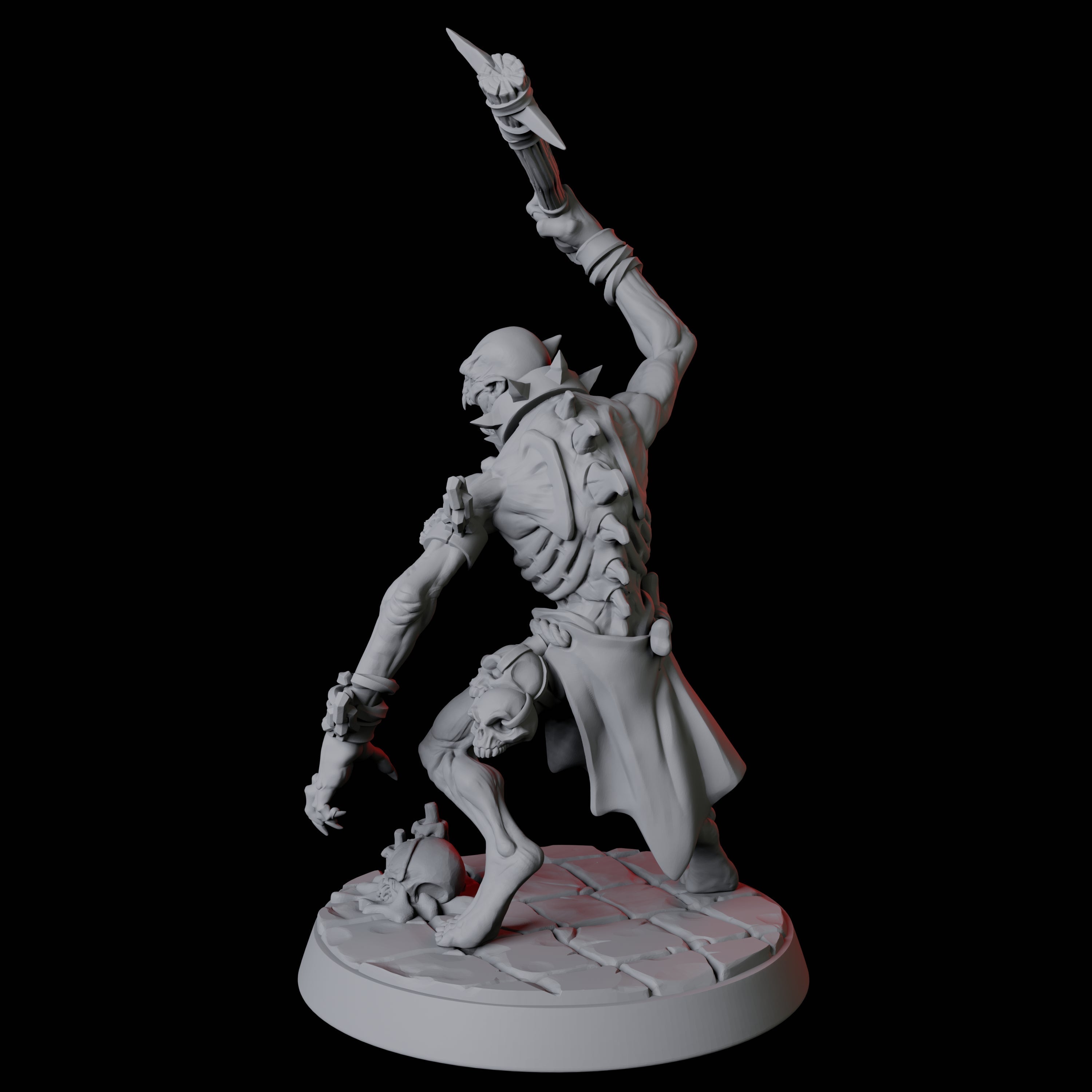 Creeping Ghoul A Miniature for Dungeons and Dragons, Pathfinder or other TTRPGs