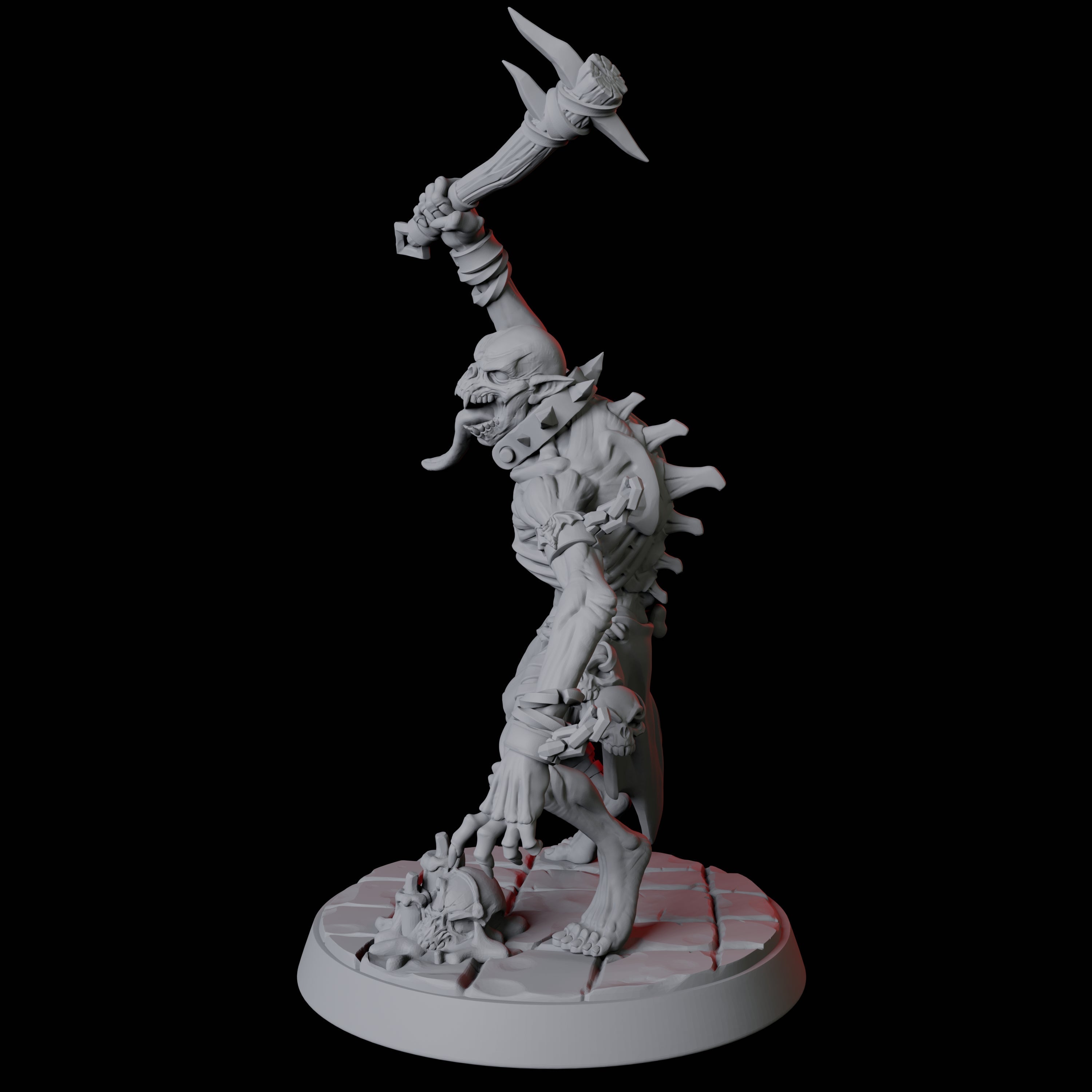 Creeping Ghoul A Miniature for Dungeons and Dragons, Pathfinder or other TTRPGs