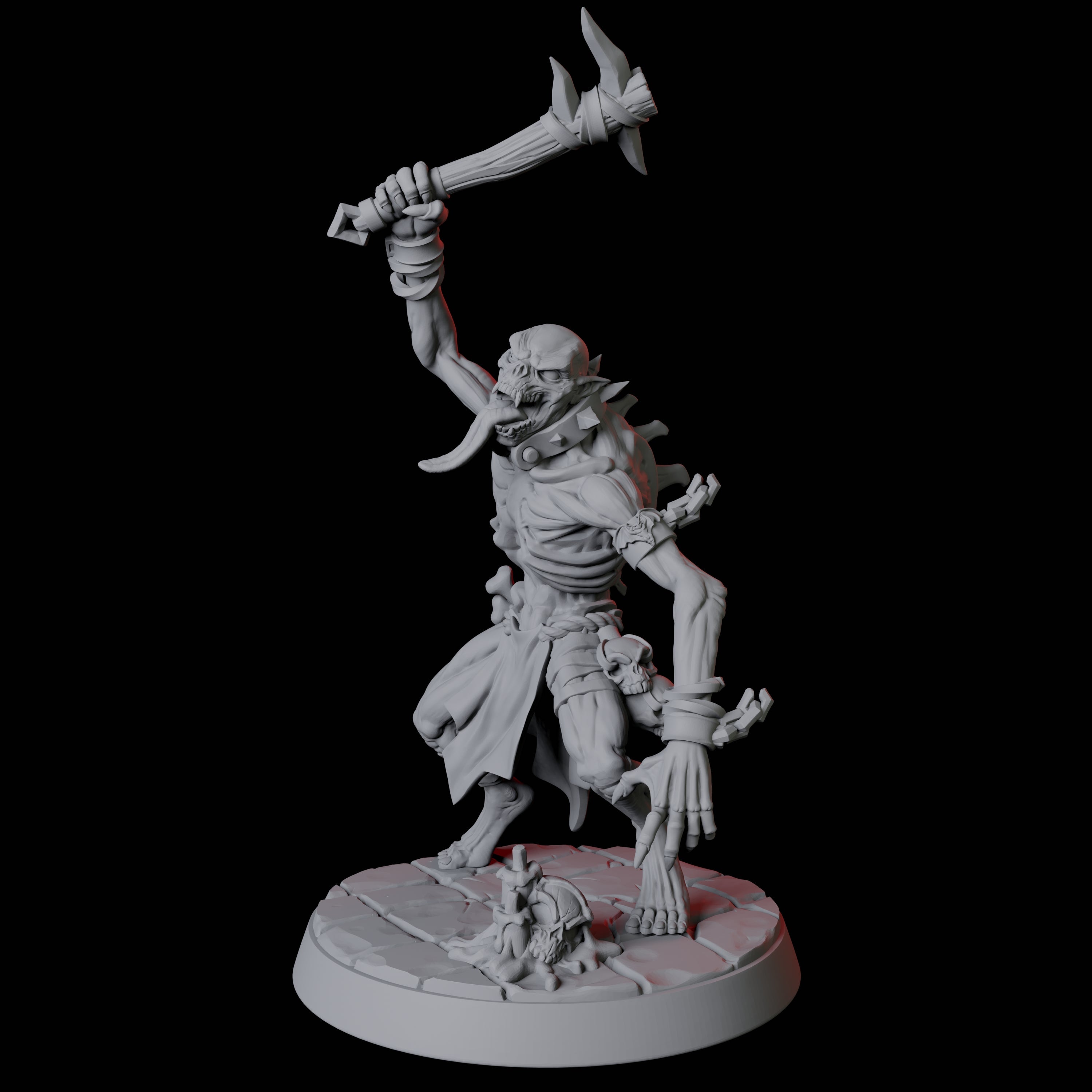 Creeping Ghoul A Miniature for Dungeons and Dragons, Pathfinder or other TTRPGs