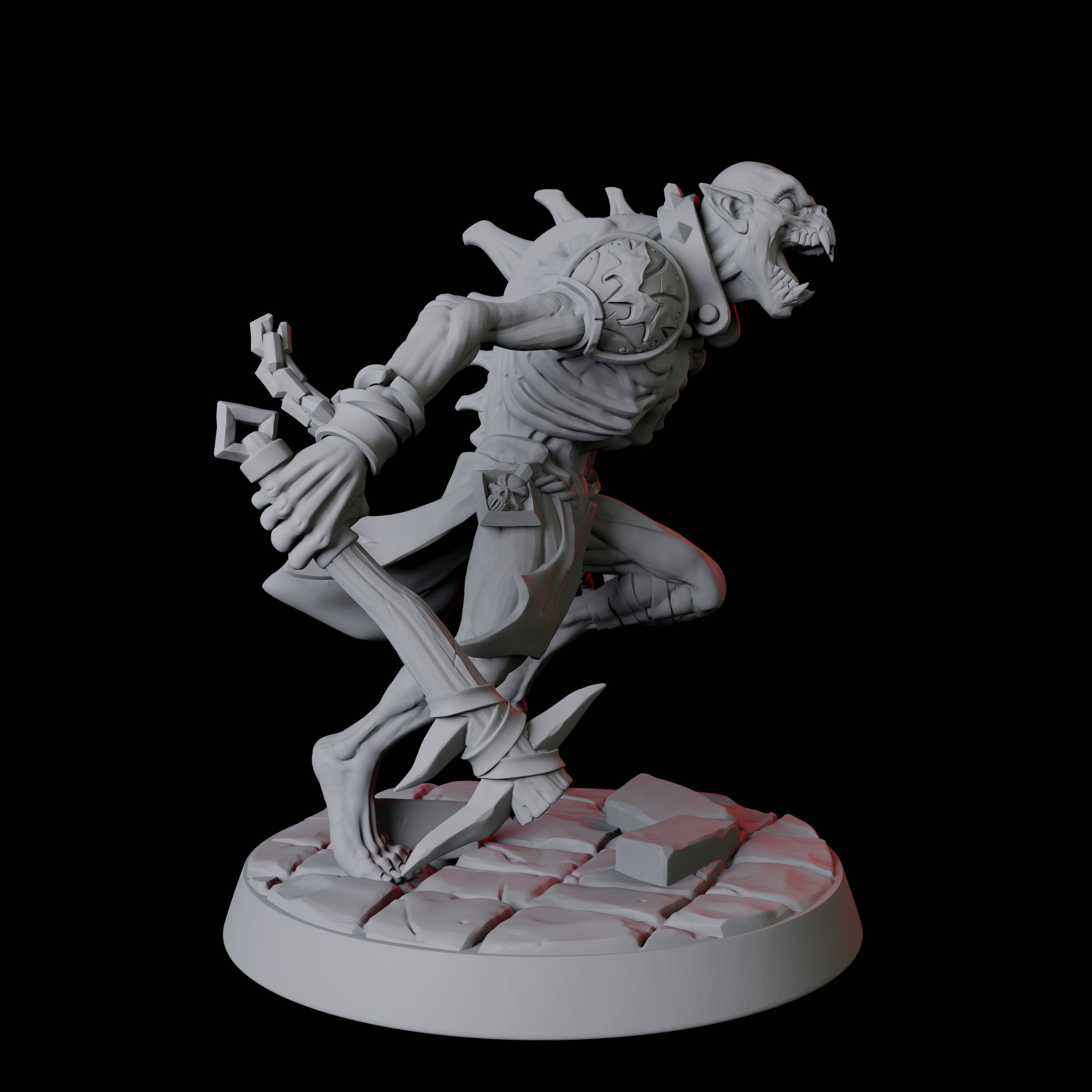 Creeping Ghoul B Miniature for Dungeons and Dragons, Pathfinder or other TTRPGs