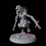 Creeping Ghoul B Miniature for Dungeons and Dragons, Pathfinder or other TTRPGs