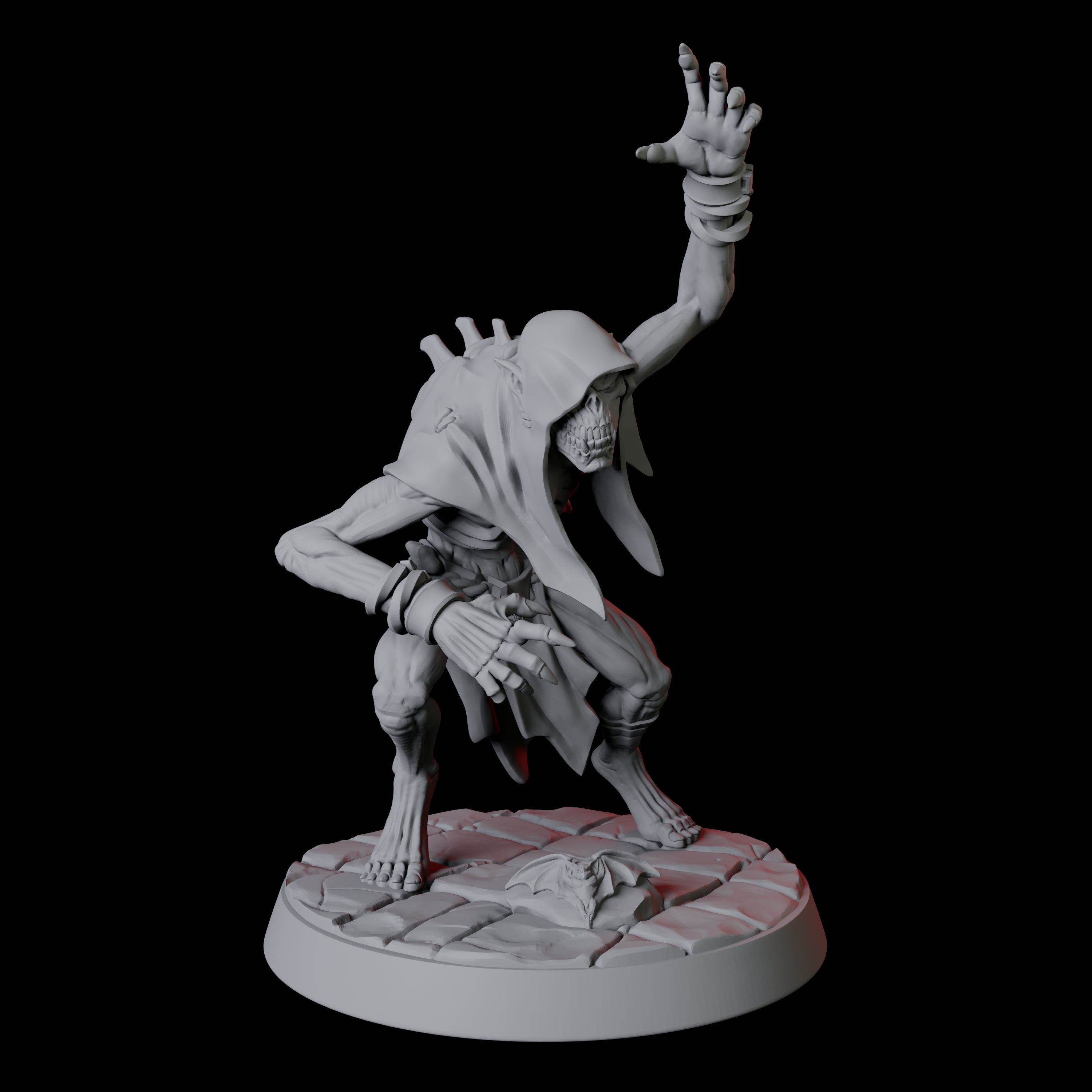 Creeping Ghoul D Miniature for Dungeons and Dragons, Pathfinder or other TTRPGs