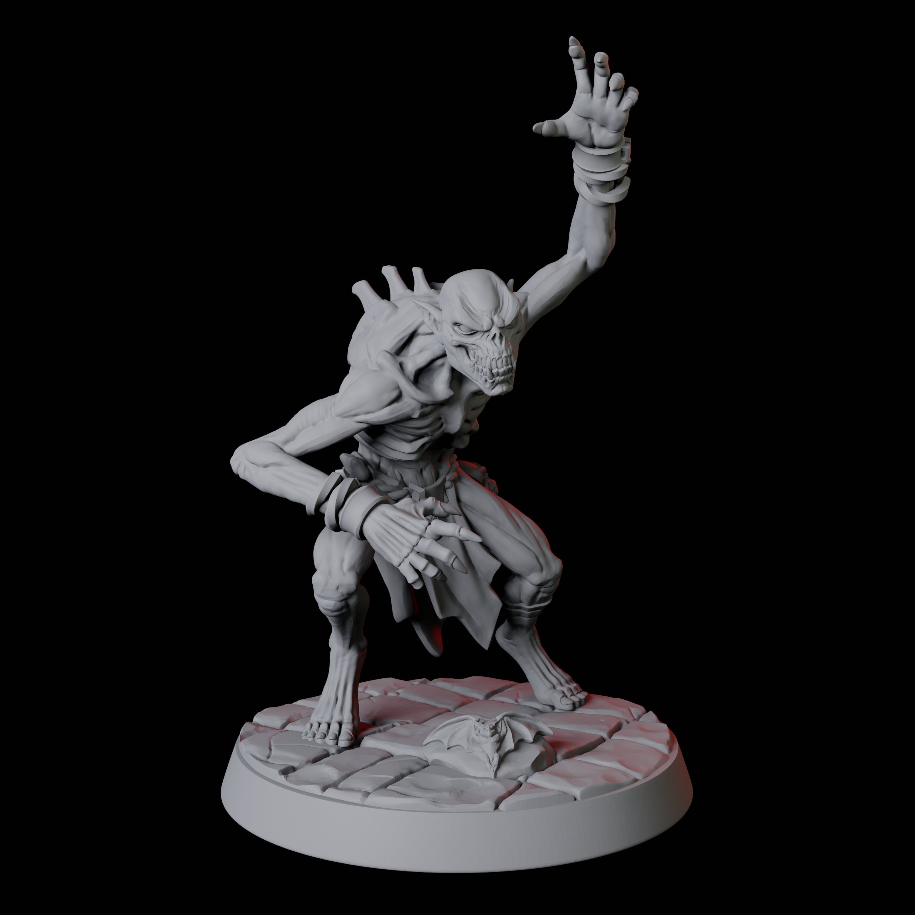 Creeping Ghoul D Miniature for Dungeons and Dragons, Pathfinder or other TTRPGs