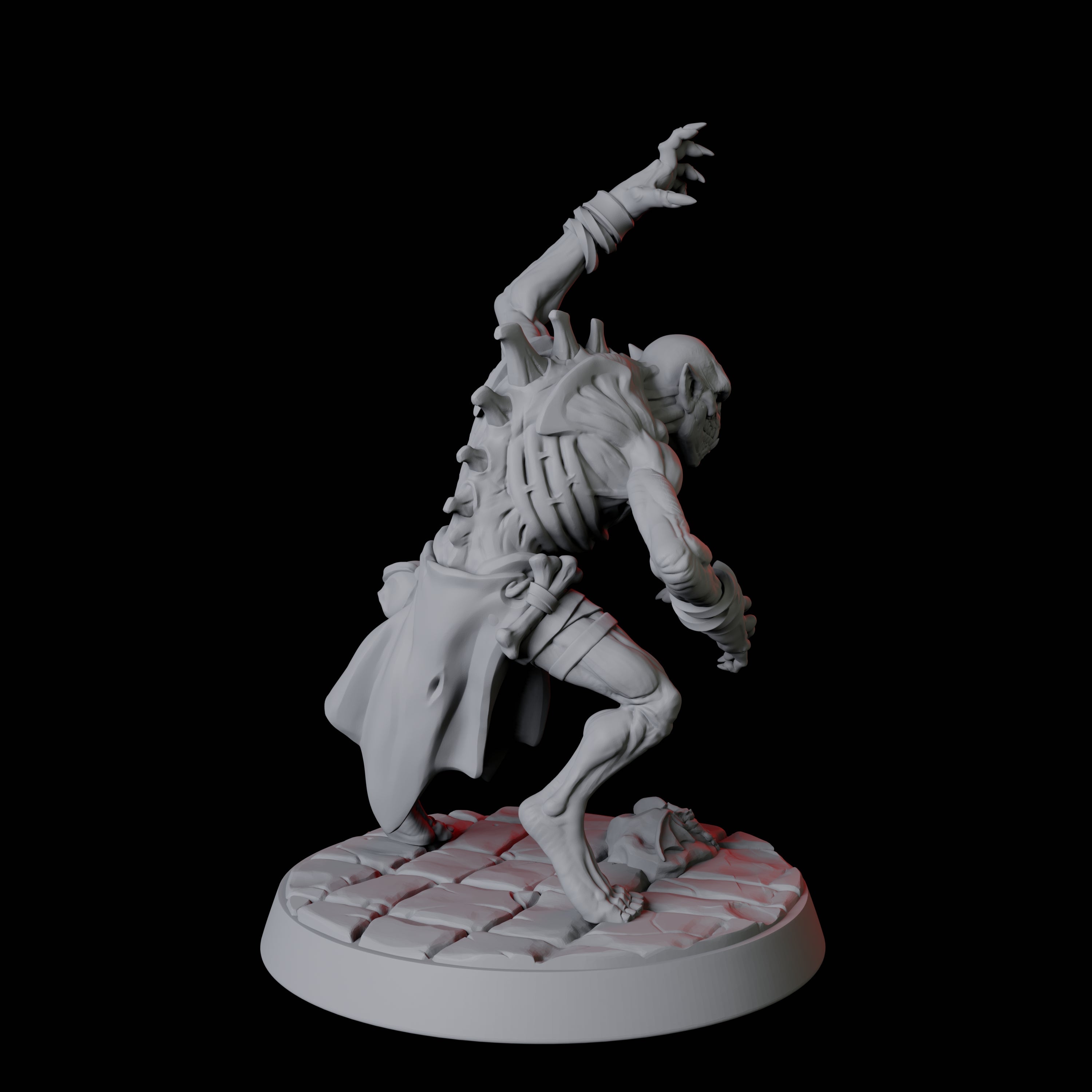 Creeping Ghoul D Miniature for Dungeons and Dragons, Pathfinder or other TTRPGs