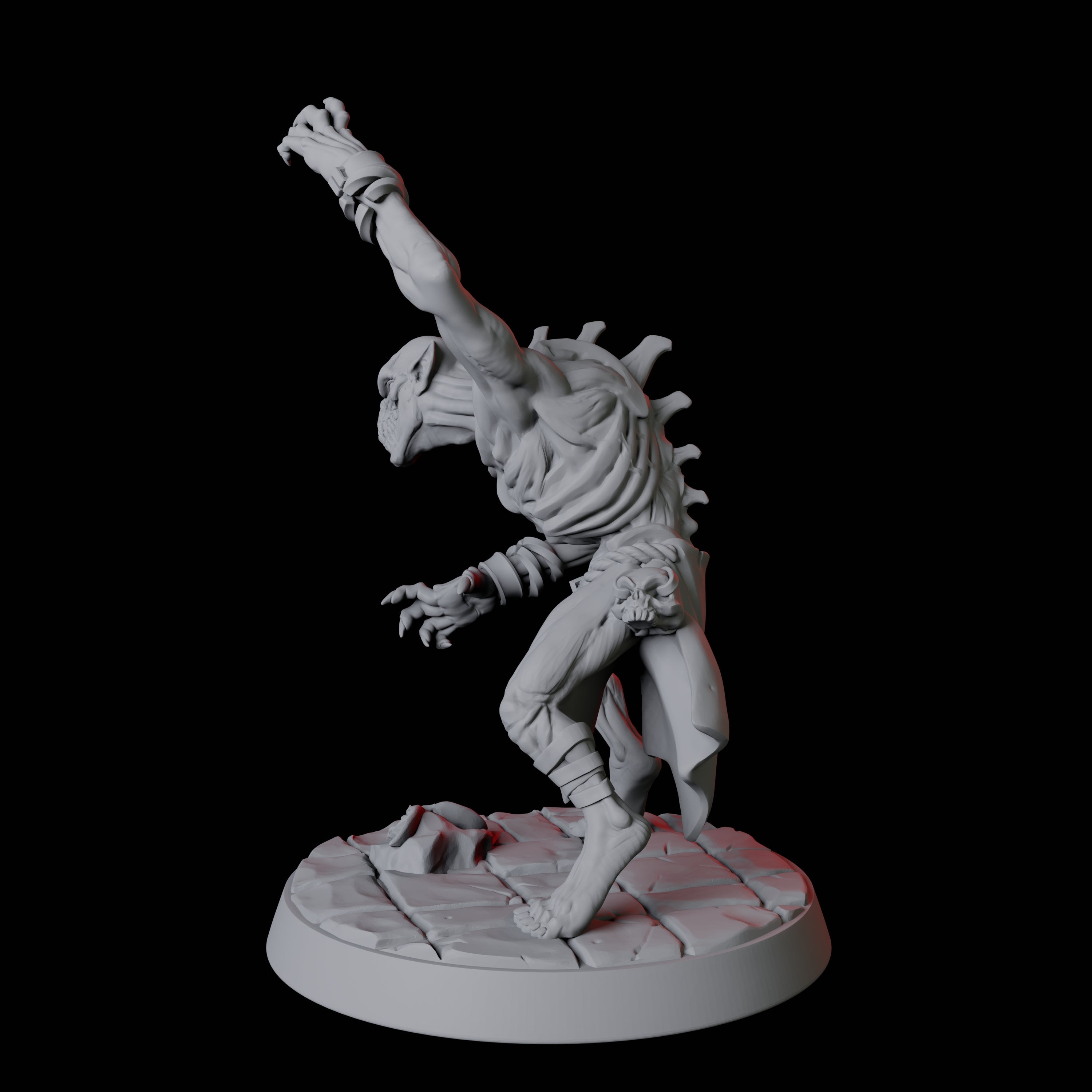 Creeping Ghoul D Miniature for Dungeons and Dragons, Pathfinder or other TTRPGs