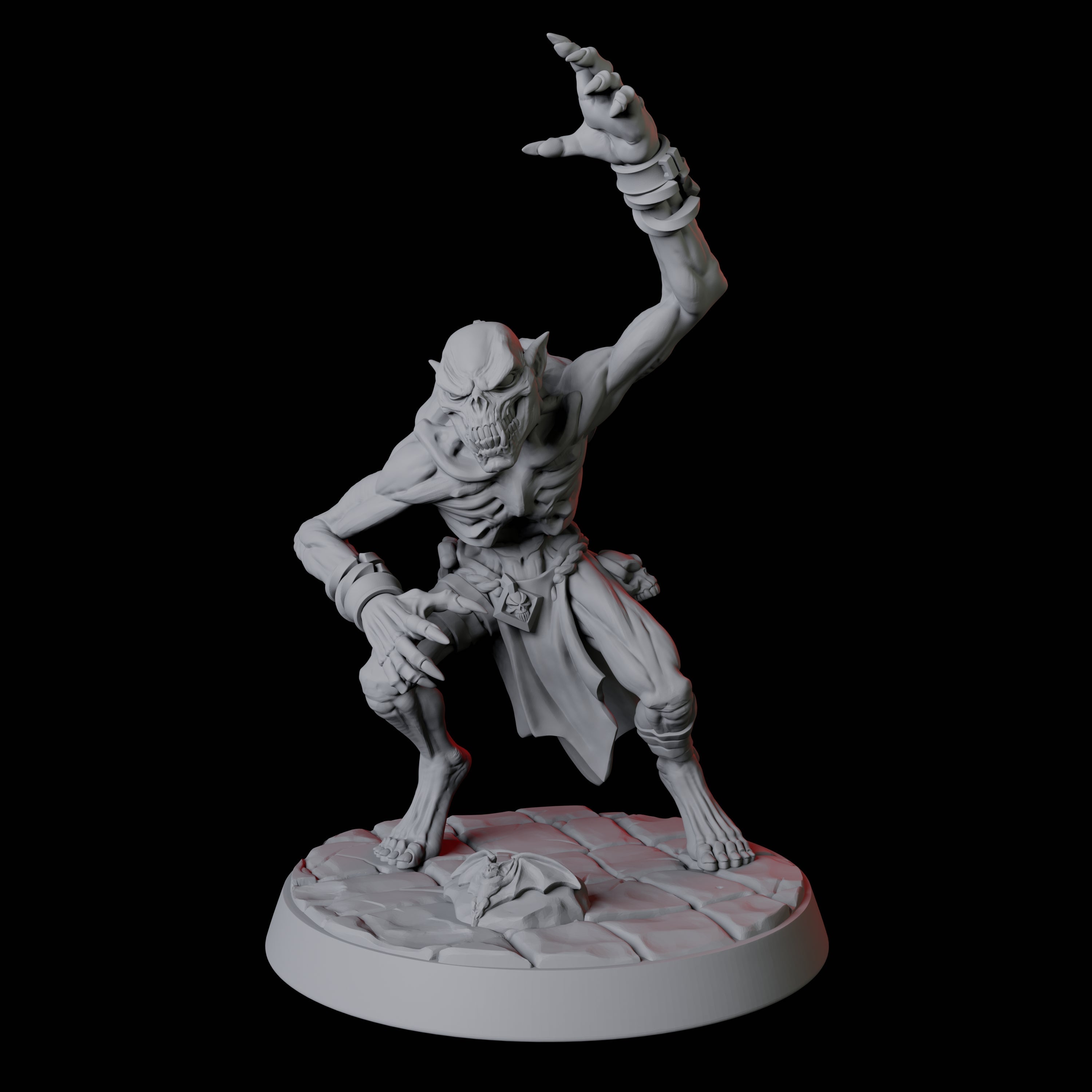 Creeping Ghoul D Miniature for Dungeons and Dragons, Pathfinder or other TTRPGs