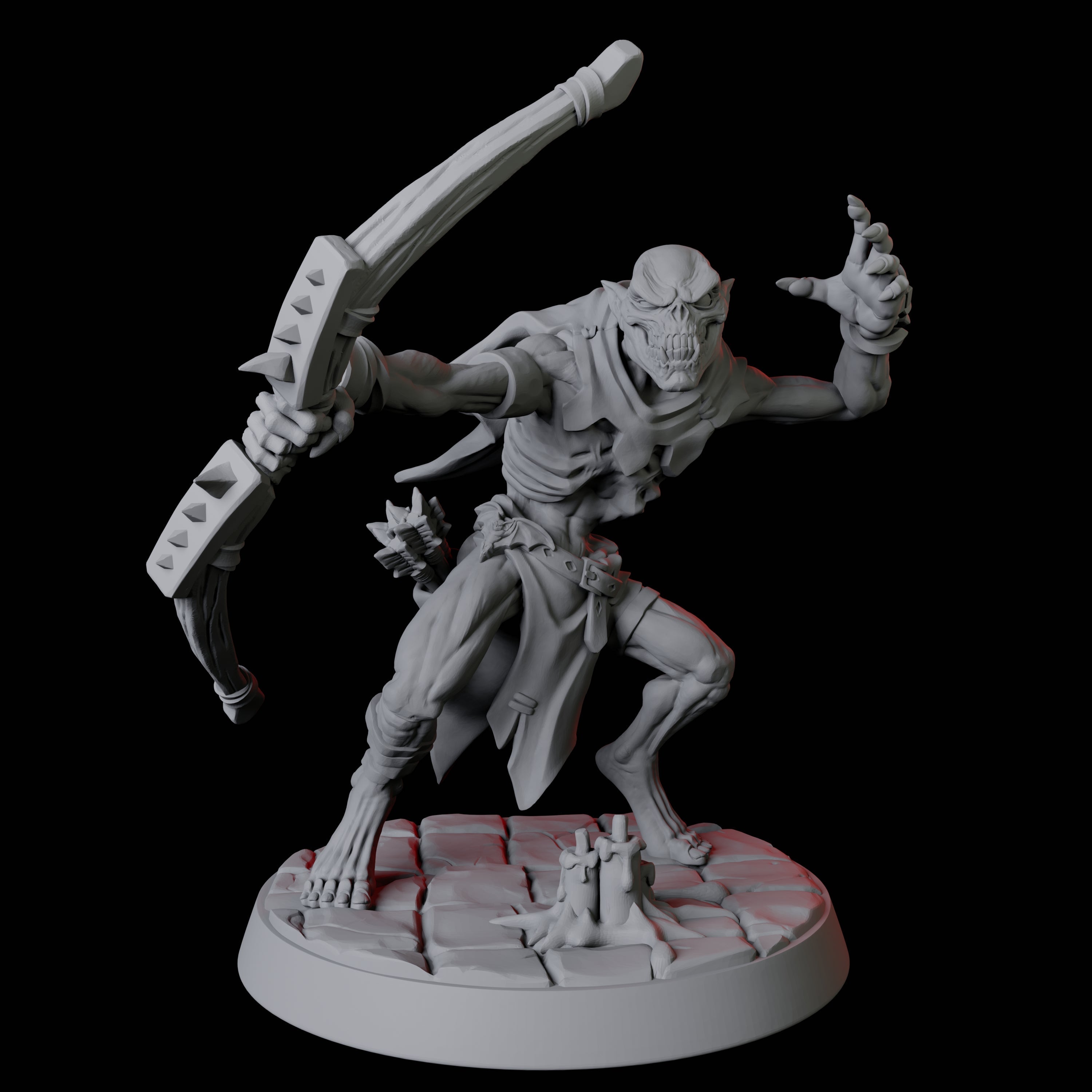 Creeping Ghoul E Miniature for Dungeons and Dragons, Pathfinder or other TTRPGs