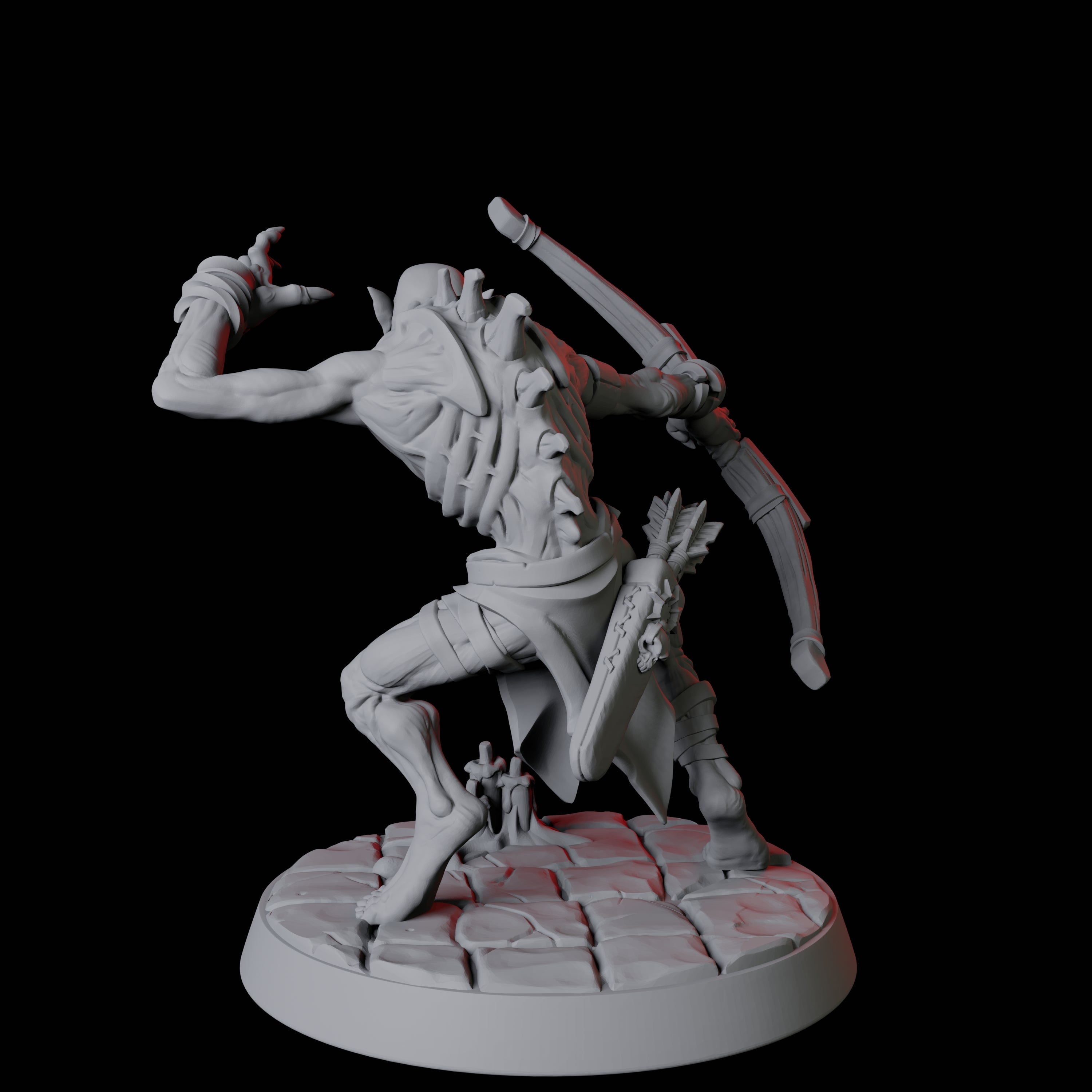 Creeping Ghoul E Miniature for Dungeons and Dragons, Pathfinder or other TTRPGs