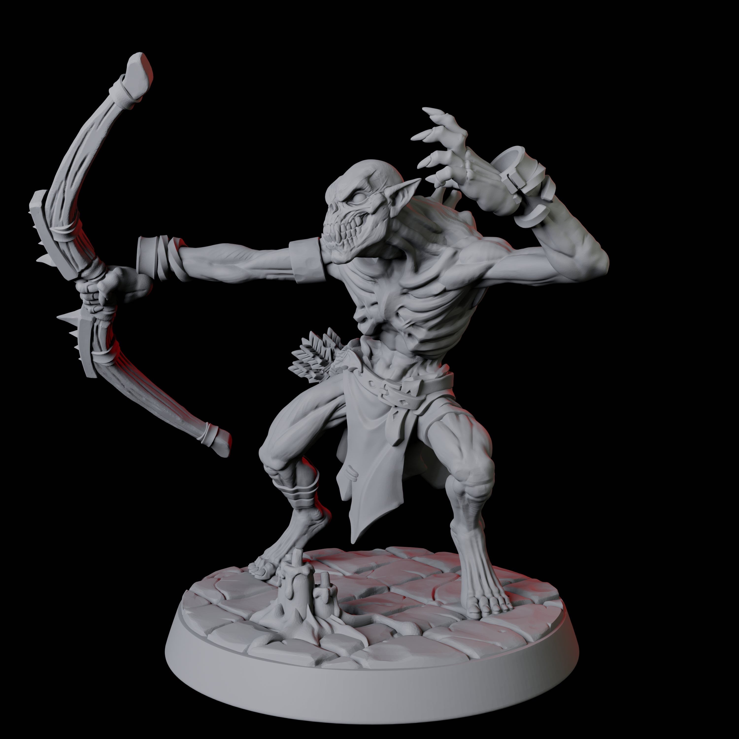 Creeping Ghoul E Miniature for Dungeons and Dragons, Pathfinder or other TTRPGs