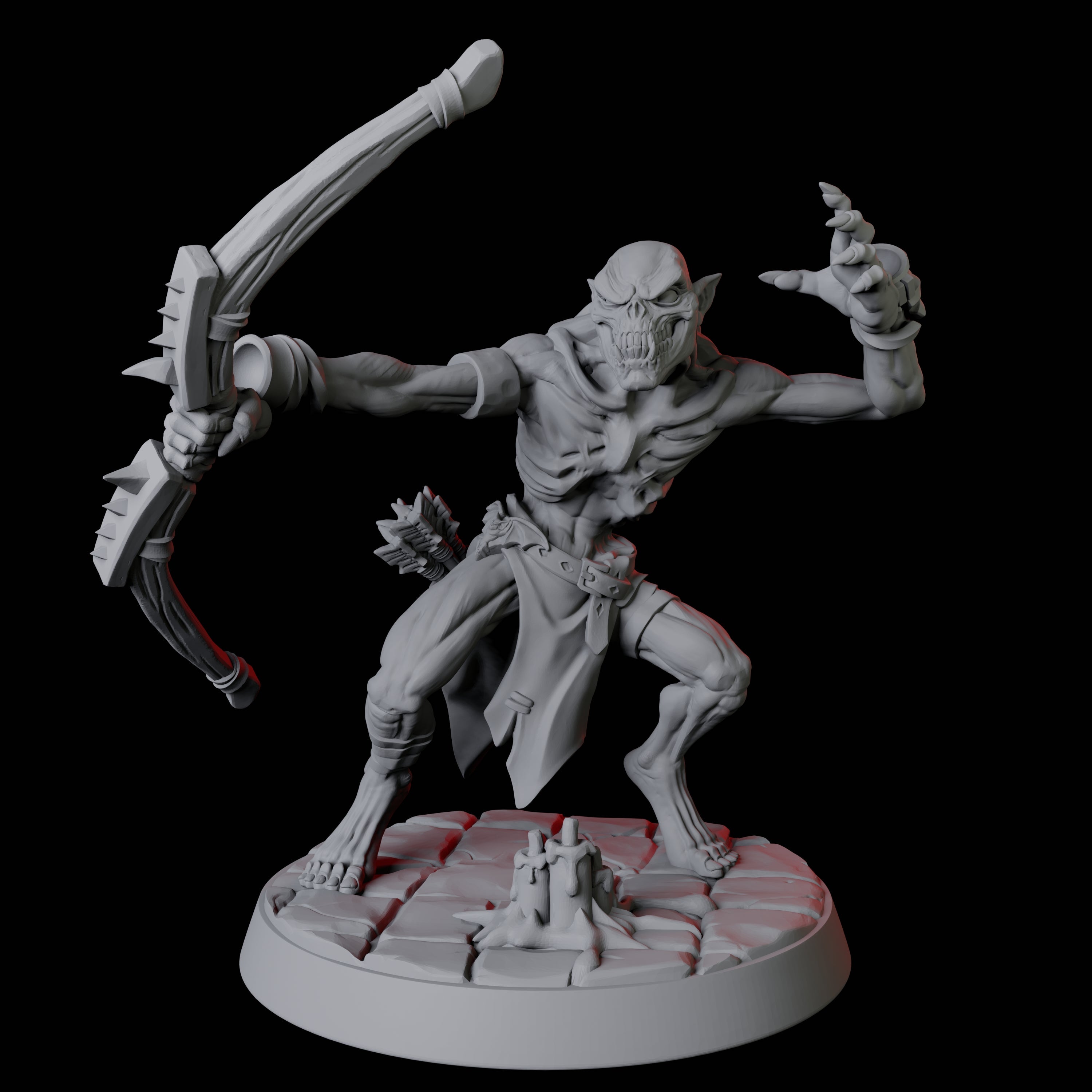 Creeping Ghoul E Miniature for Dungeons and Dragons, Pathfinder or other TTRPGs