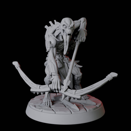 Creeping Ghoul F Miniature for Dungeons and Dragons, Pathfinder or other TTRPGs