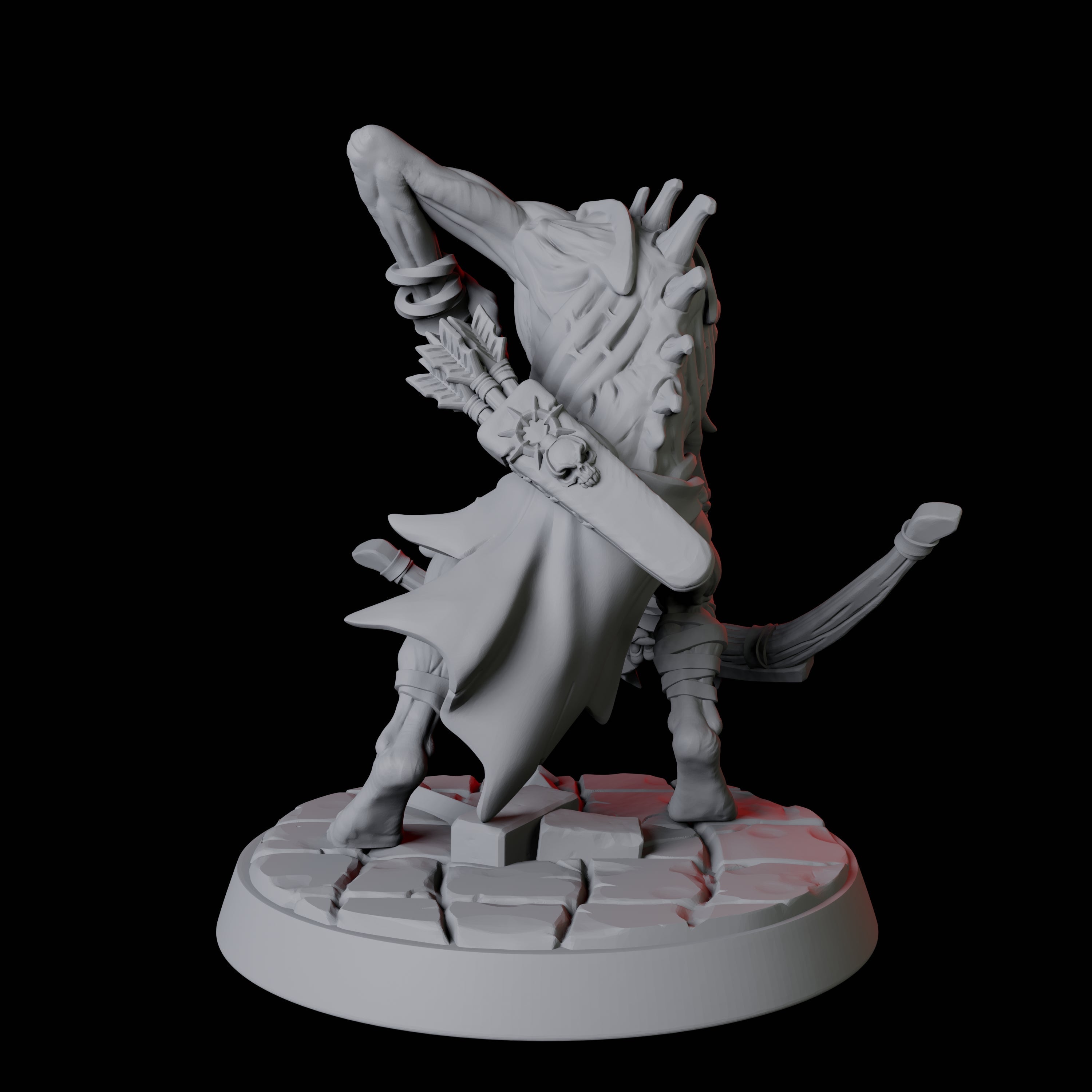 Creeping Ghoul F Miniature for Dungeons and Dragons, Pathfinder or other TTRPGs