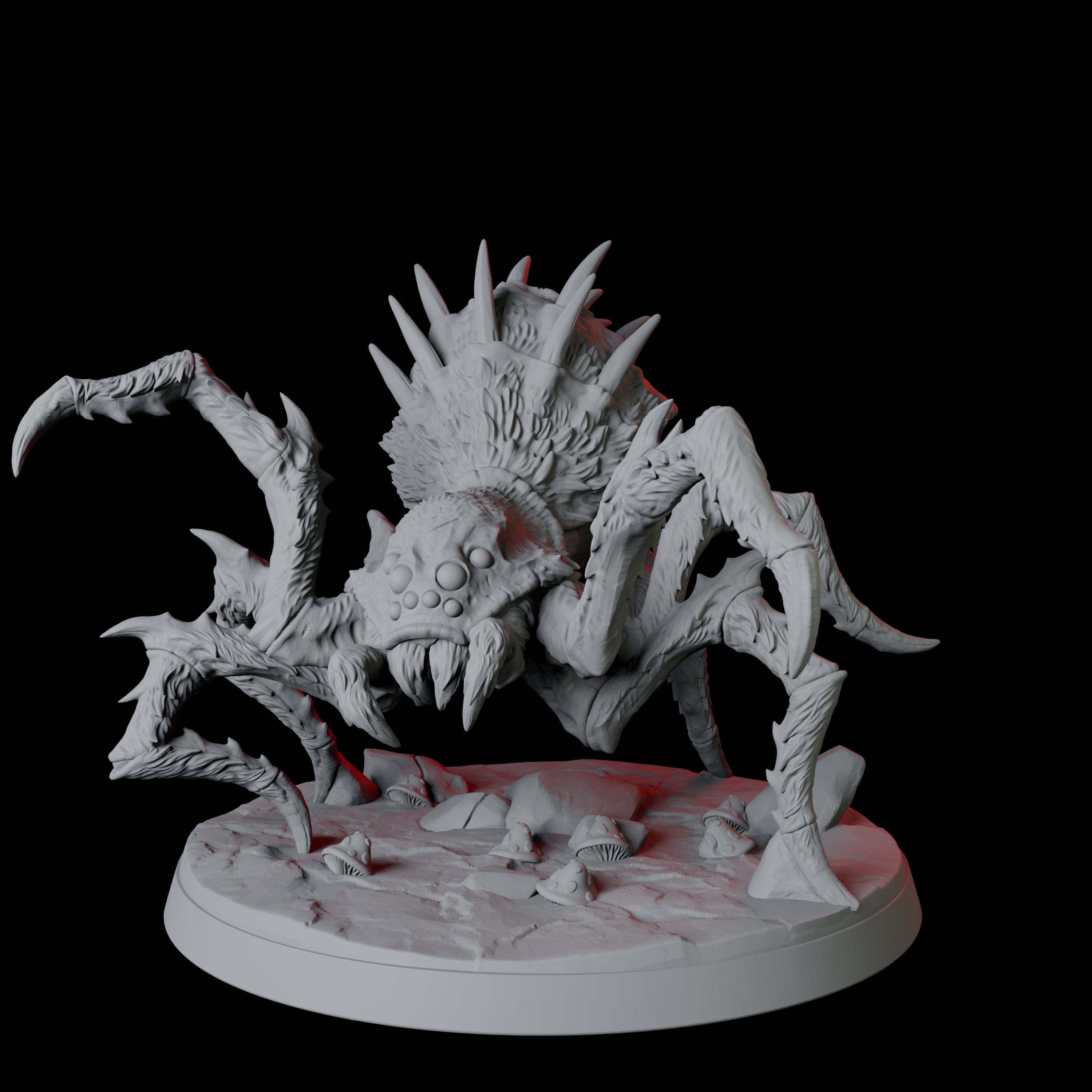 Creeping Giant Spider A Miniature for Dungeons and Dragons, Pathfinder or other TTRPGs