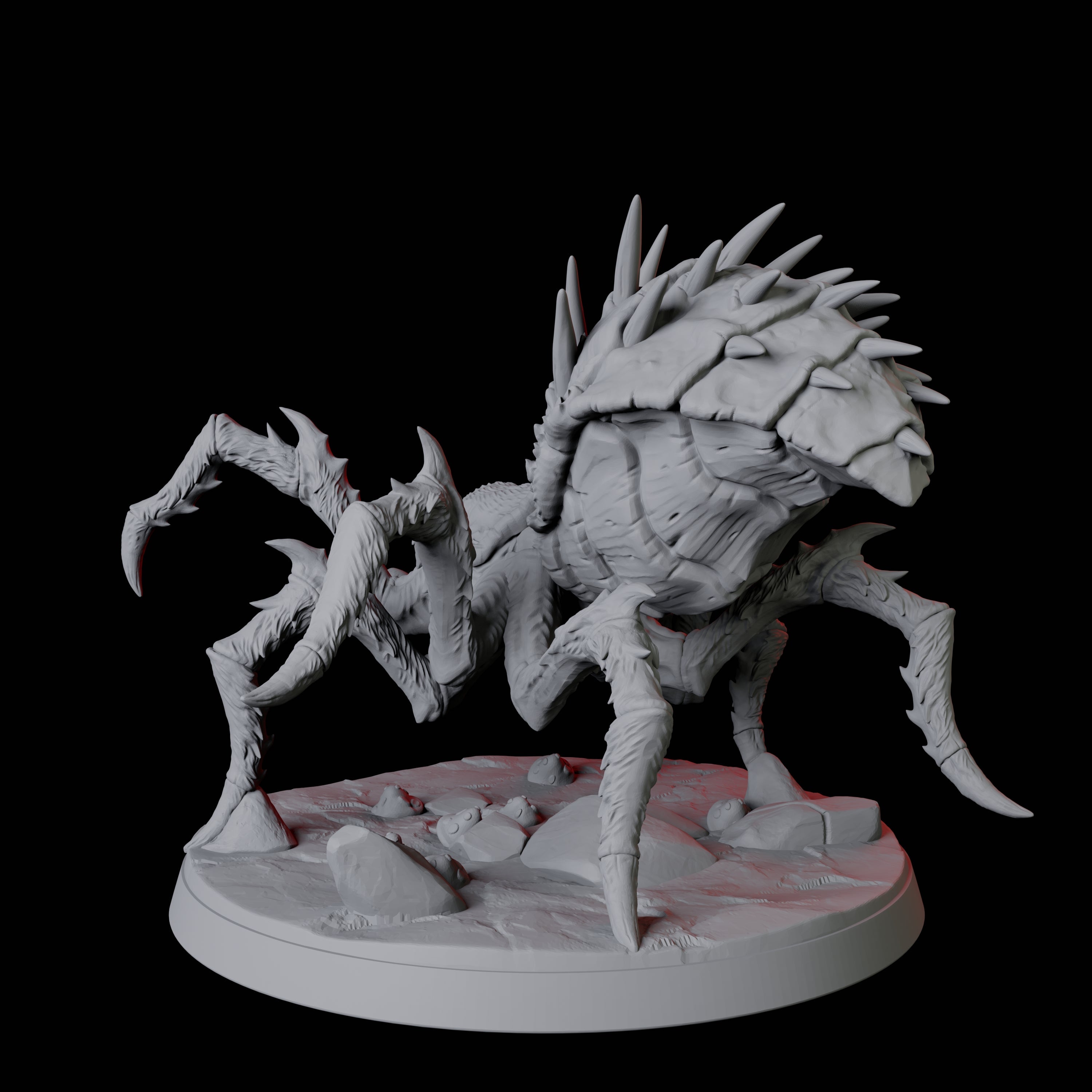 Creeping Giant Spider A Miniature for Dungeons and Dragons, Pathfinder or other TTRPGs