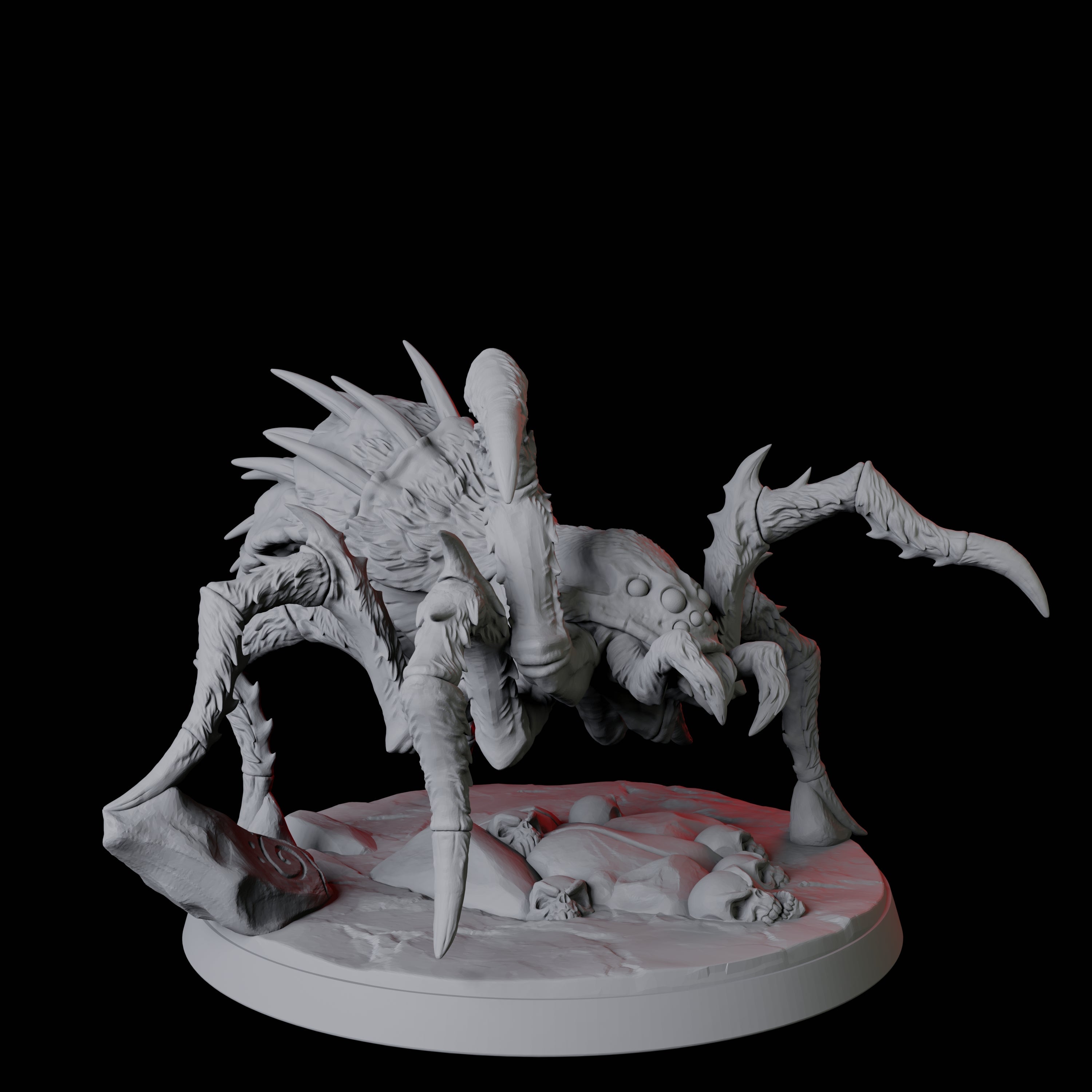 Creeping Giant Spider C Miniature for Dungeons and Dragons, Pathfinder or other TTRPGs