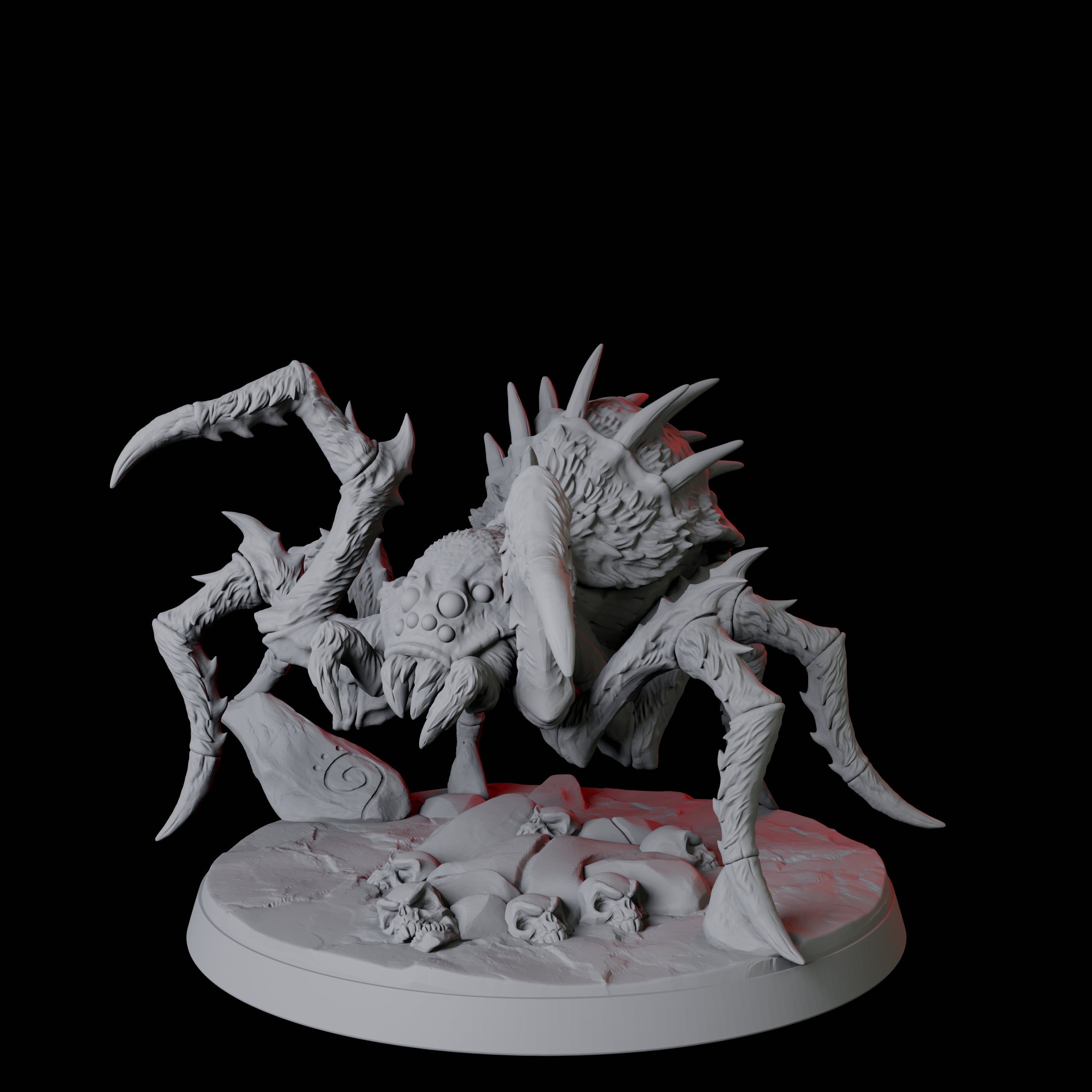 Creeping Giant Spider C Miniature for Dungeons and Dragons, Pathfinder or other TTRPGs