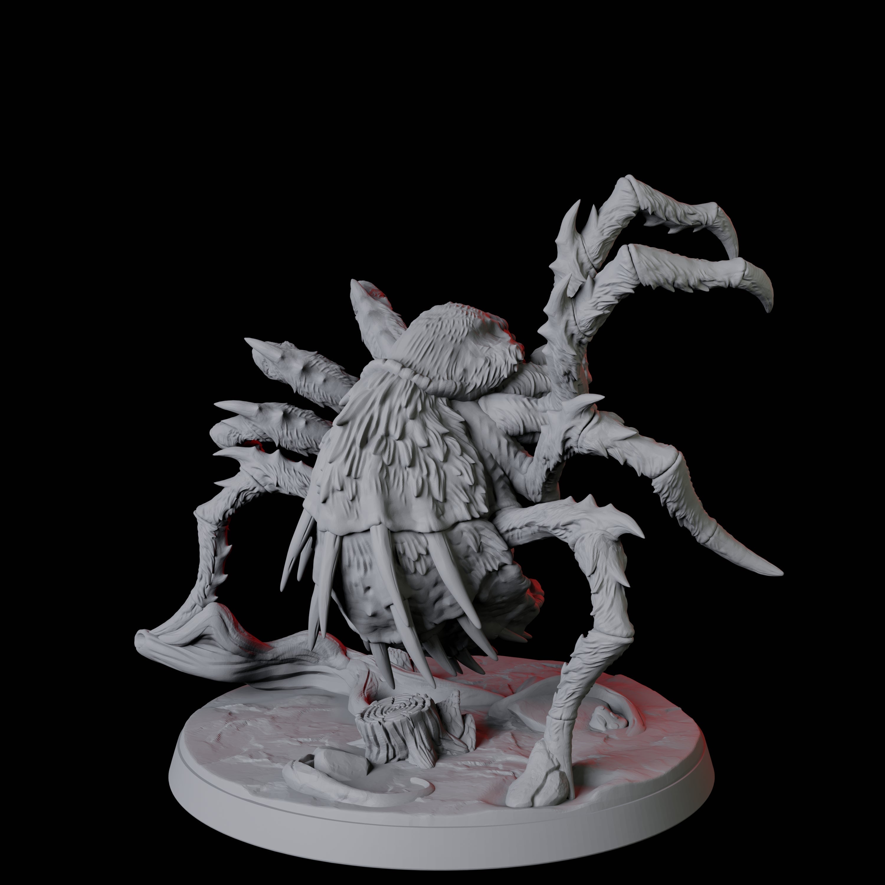 Creeping Giant Spider D Miniature for Dungeons and Dragons, Pathfinder or other TTRPGs