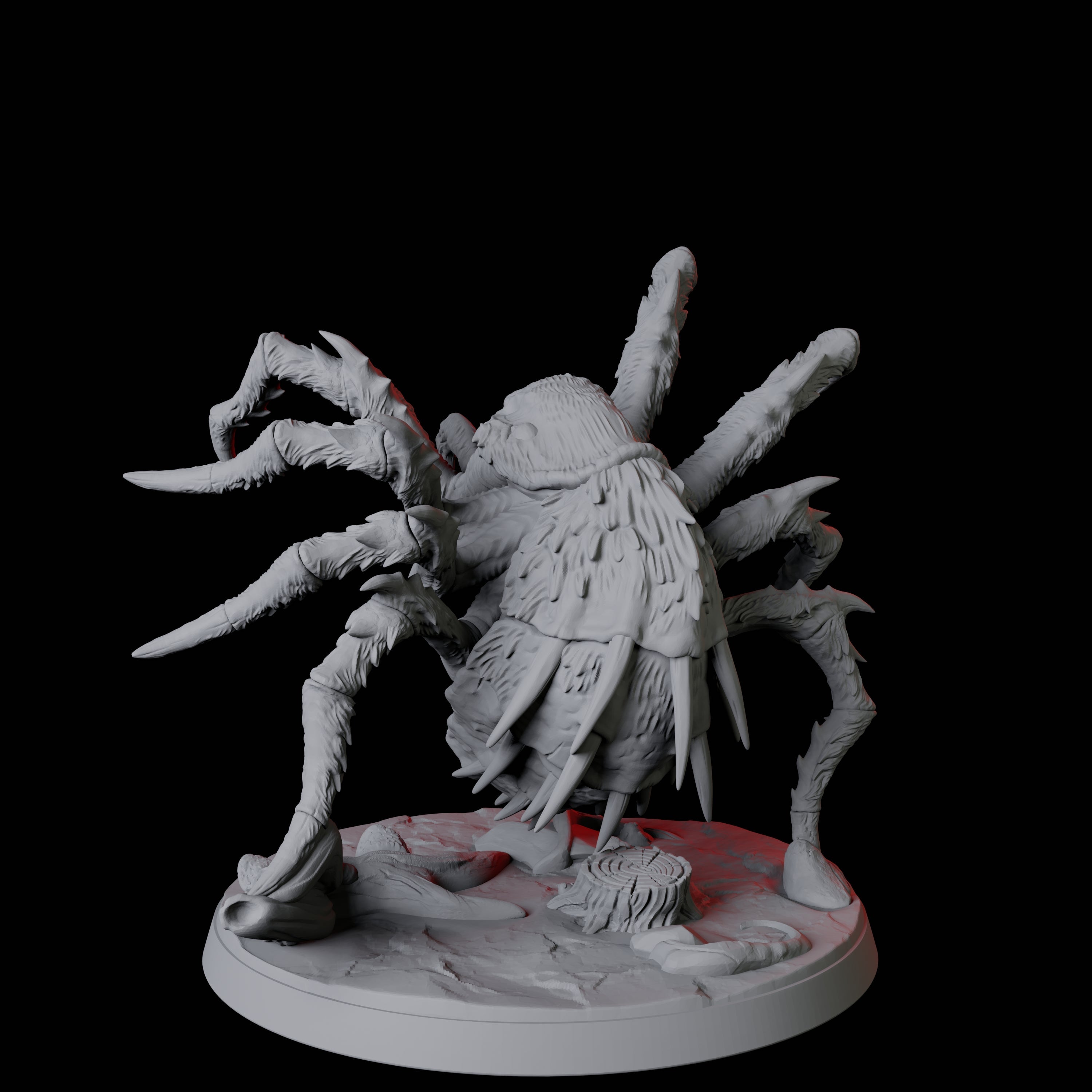 Creeping Giant Spider D Miniature for Dungeons and Dragons, Pathfinder or other TTRPGs