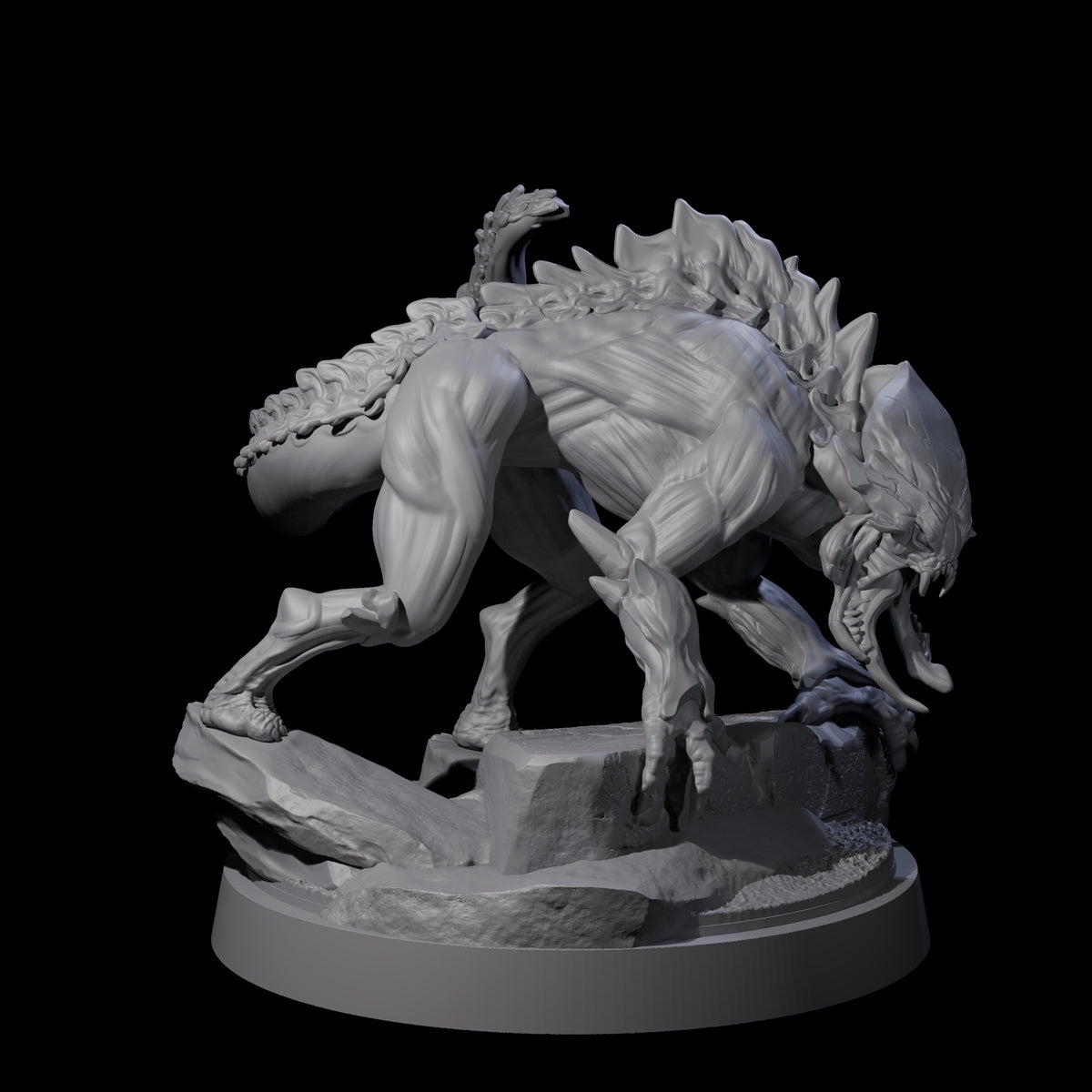 Creeping Hound of Tindalos Miniature for Dungeons and Dragons, Pathfinder or other TTRPGs