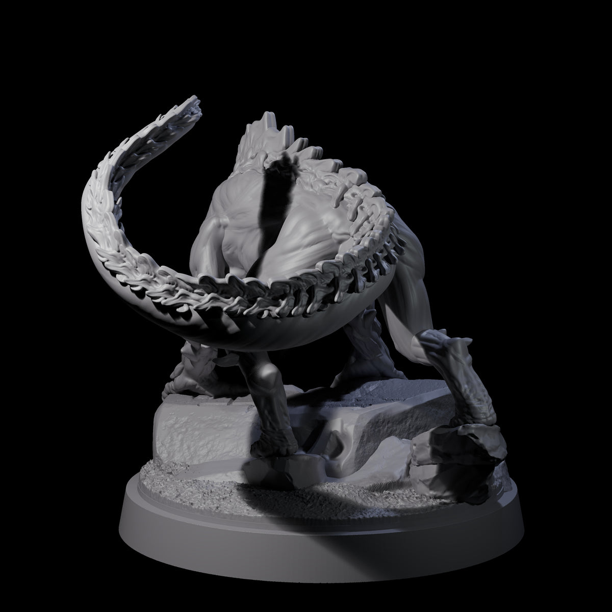 Creeping Hound of Tindalos Miniature for Dungeons and Dragons, Pathfinder or other TTRPGs