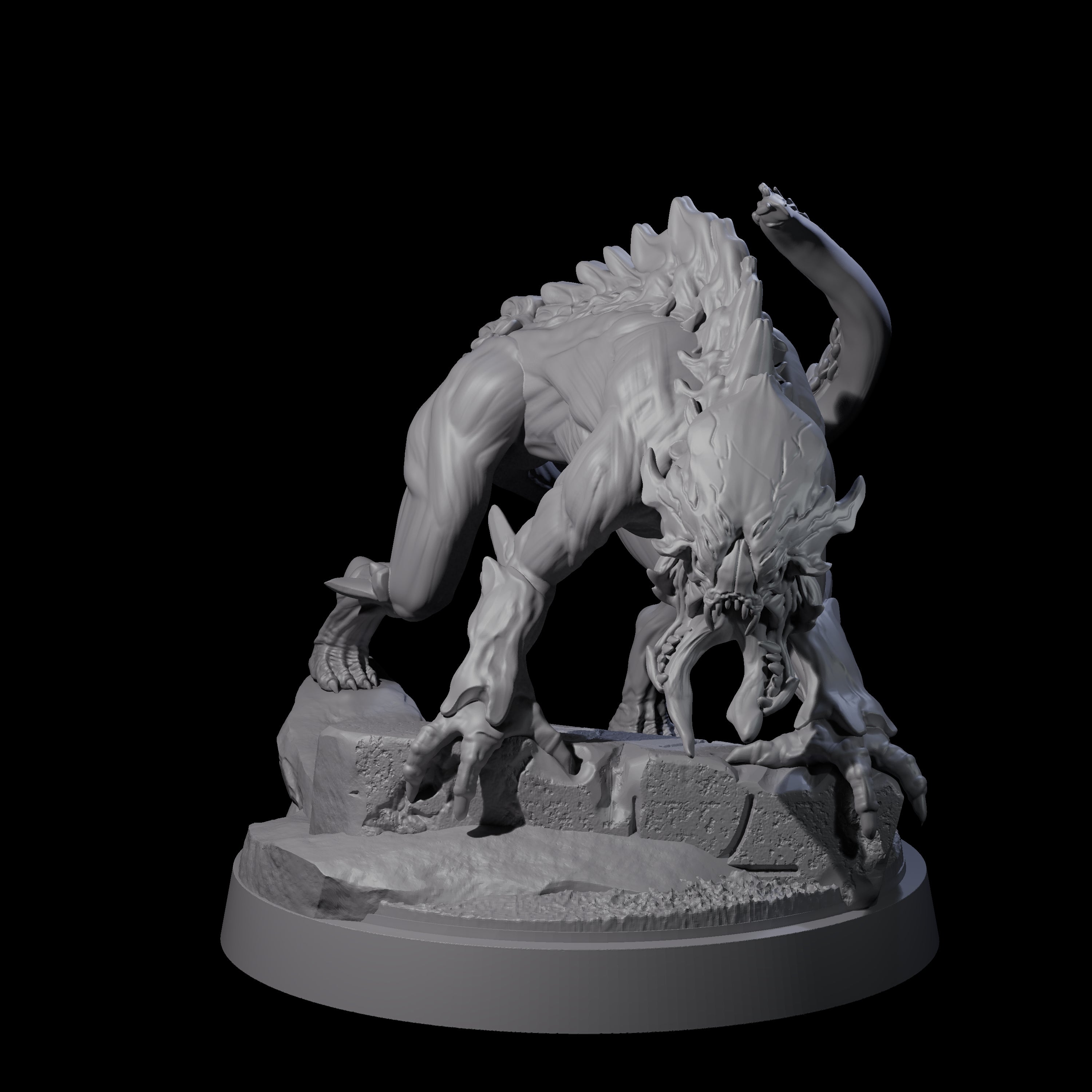 Creeping Hound of Tindalos Miniature for Dungeons and Dragons, Pathfinder or other TTRPGs