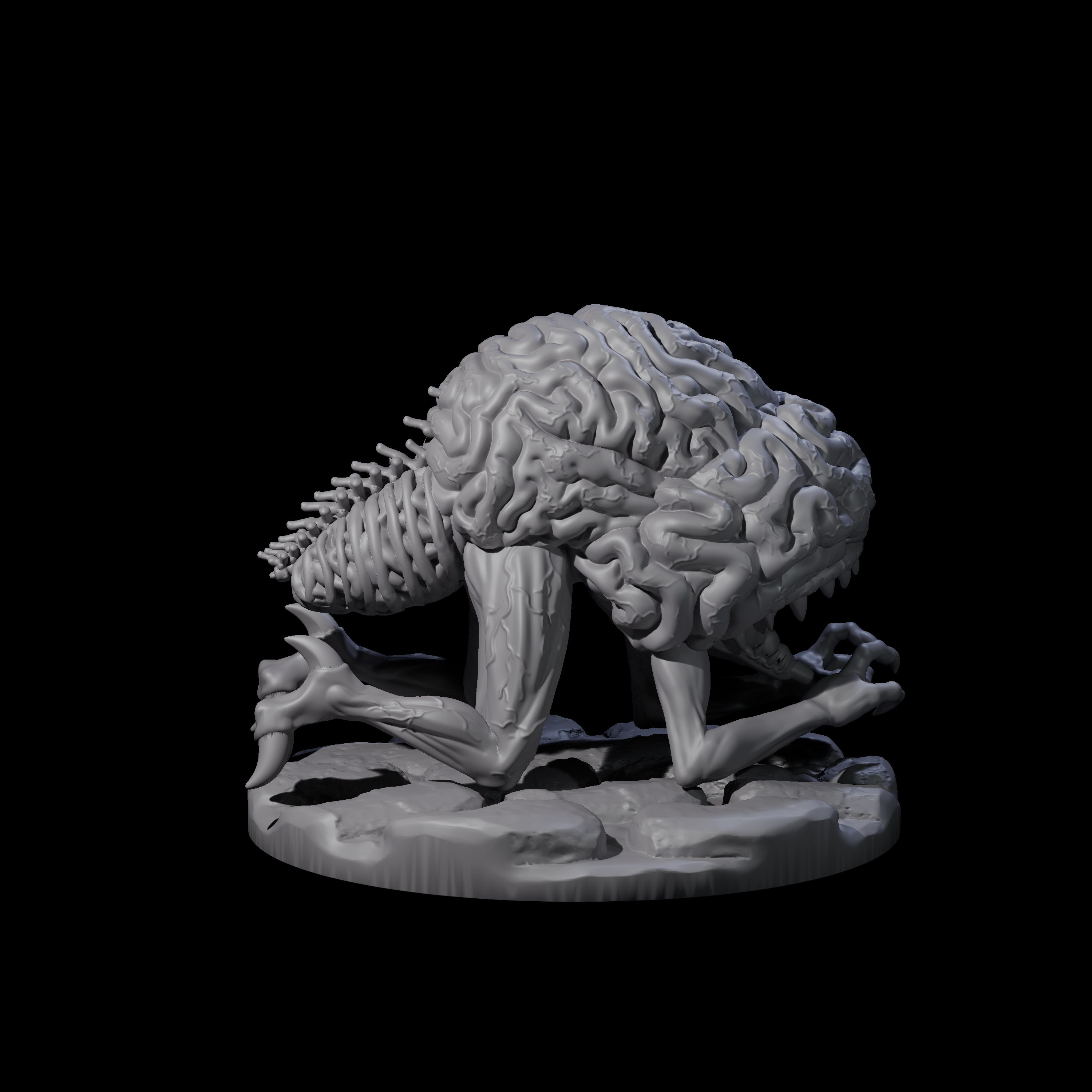 Creeping Intellect Devourer Miniature for Dungeons and Dragons, Pathfinder or other TTRPGs