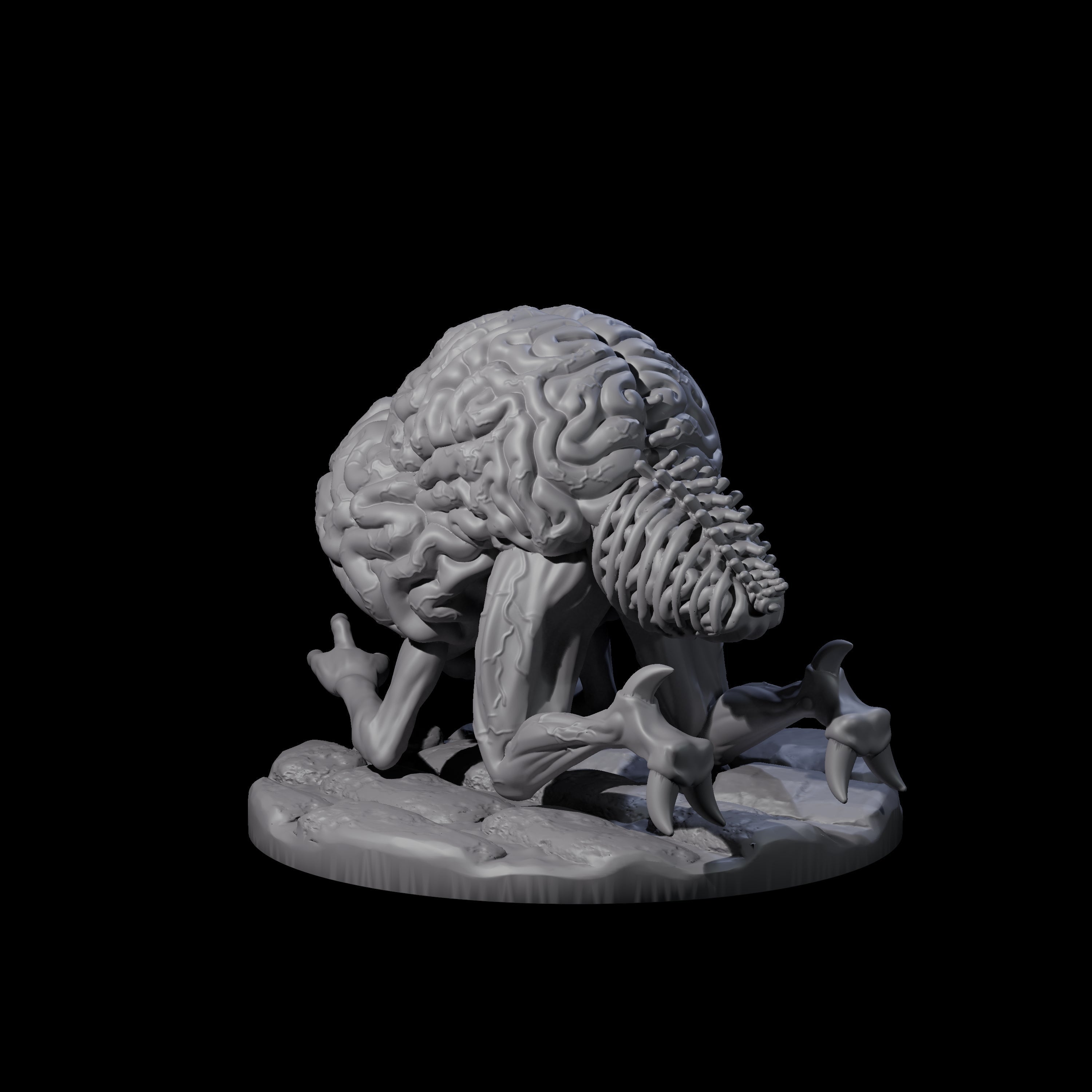 Creeping Intellect Devourer Miniature for Dungeons and Dragons, Pathfinder or other TTRPGs