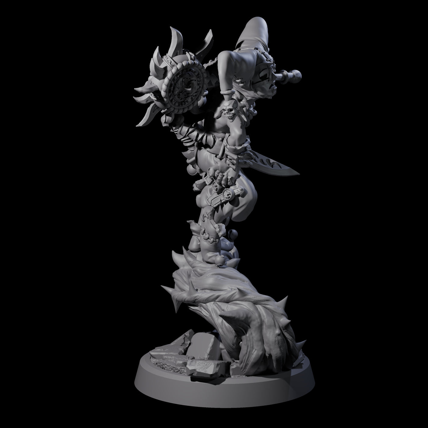 Creeping Jester Assassin Miniature for Dungeons and Dragons, Pathfinder or other TTRPGs