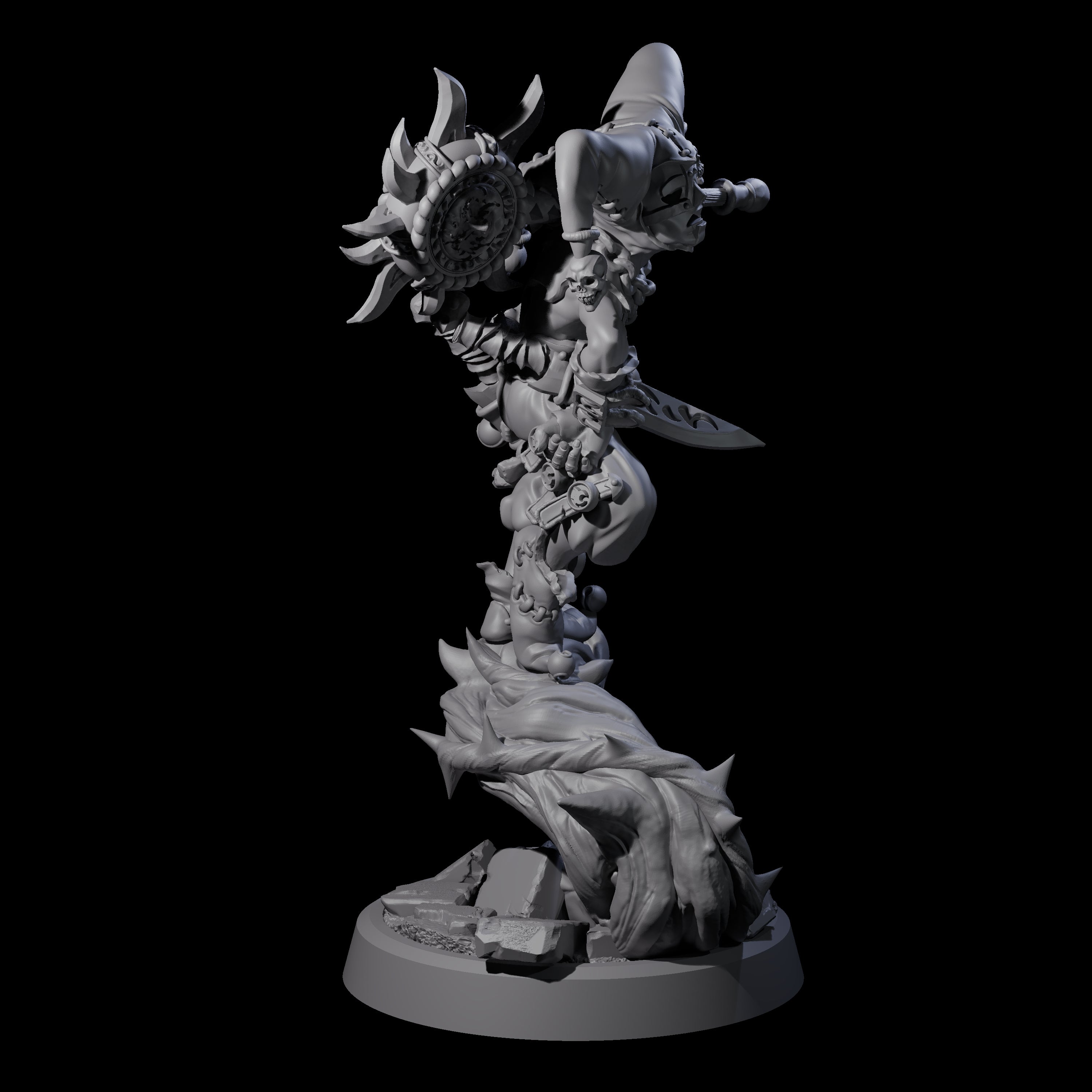 Creeping Jester Assassin Miniature for Dungeons and Dragons, Pathfinder or other TTRPGs