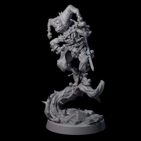 Creeping Jester Assassin Miniature for Dungeons and Dragons, Pathfinder or other TTRPGs